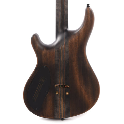 Mayones Regius Core Classic 6 3A Flame Maple/Mahogany Khaya Antique Black Matte Electric Guitars / Solid Body
