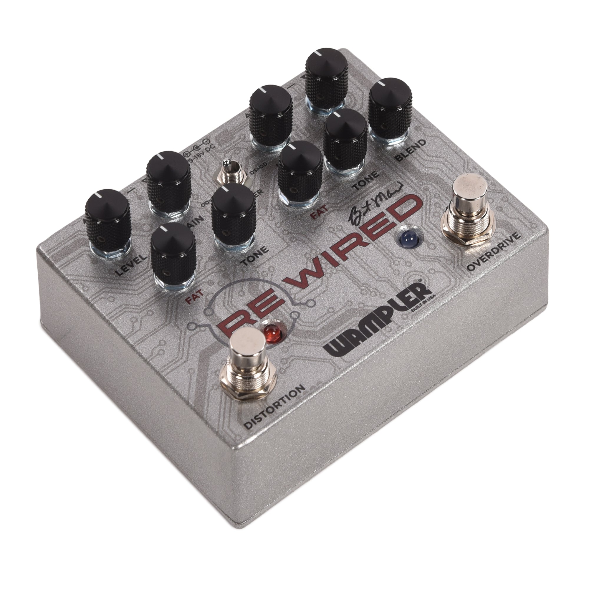 Wampler Rewired Brent Mason Signature Overdrive and Distortion Pedal