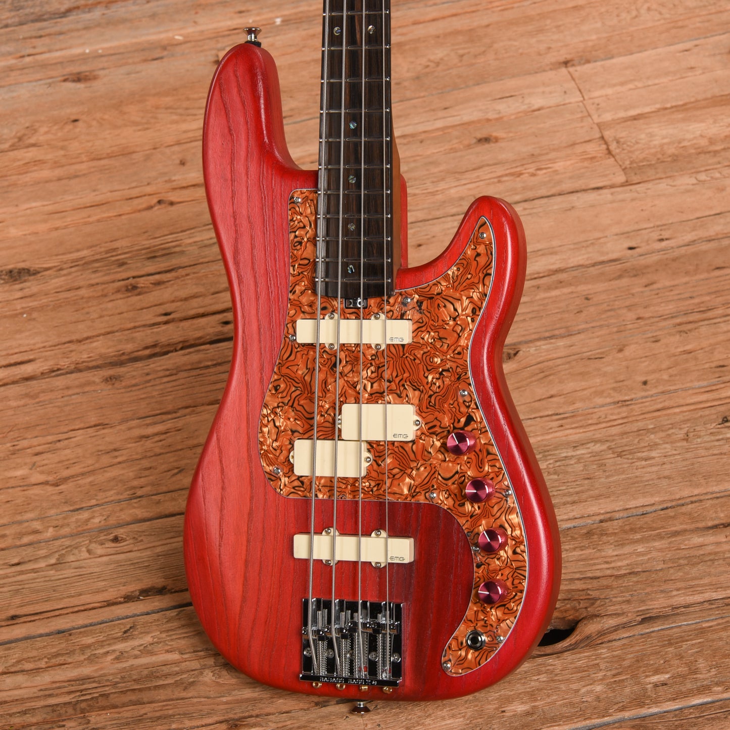 McGrath Thunderhorse IV Red Amber Bass Guitars / 4-String