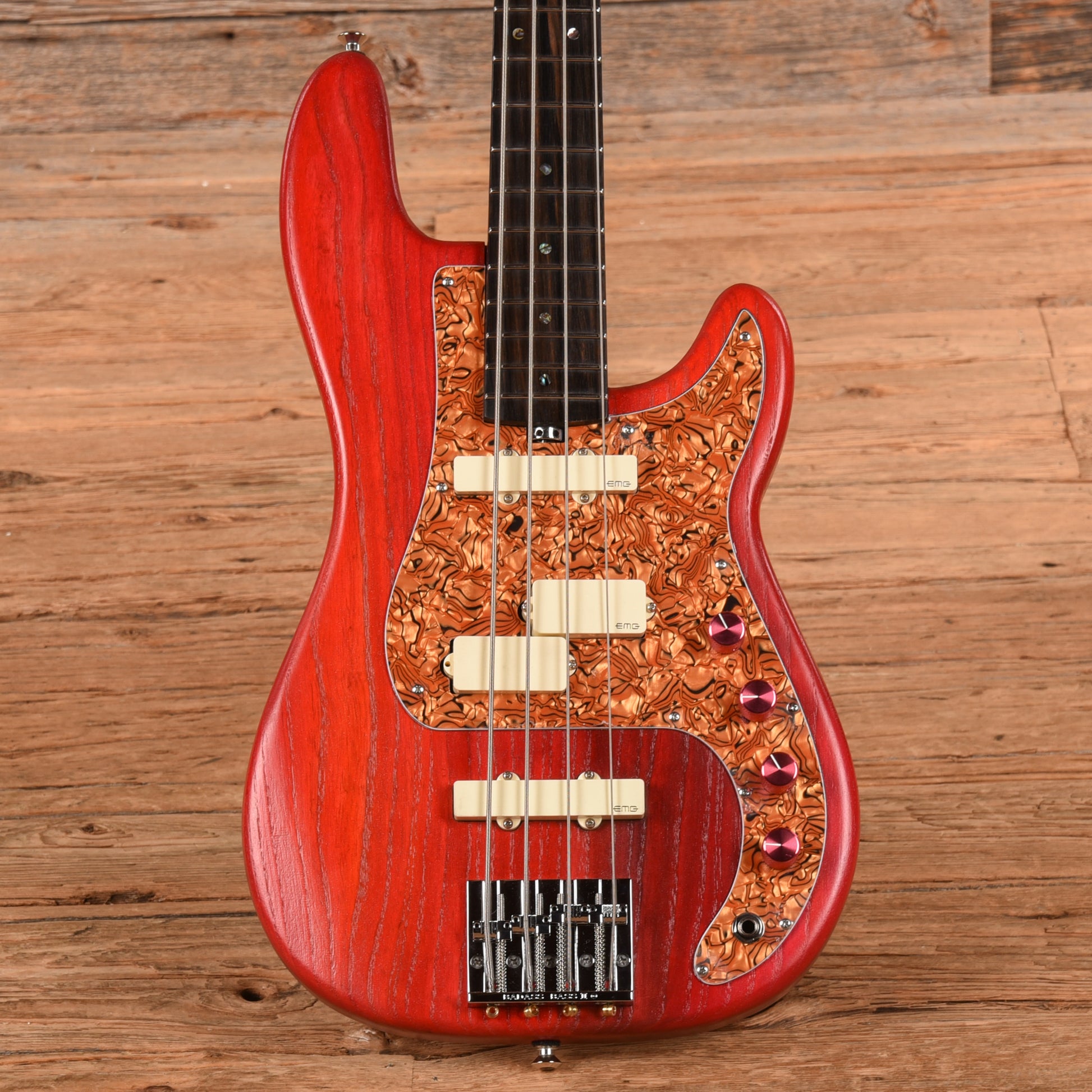 McGrath Thunderhorse IV Red Amber Bass Guitars / 4-String