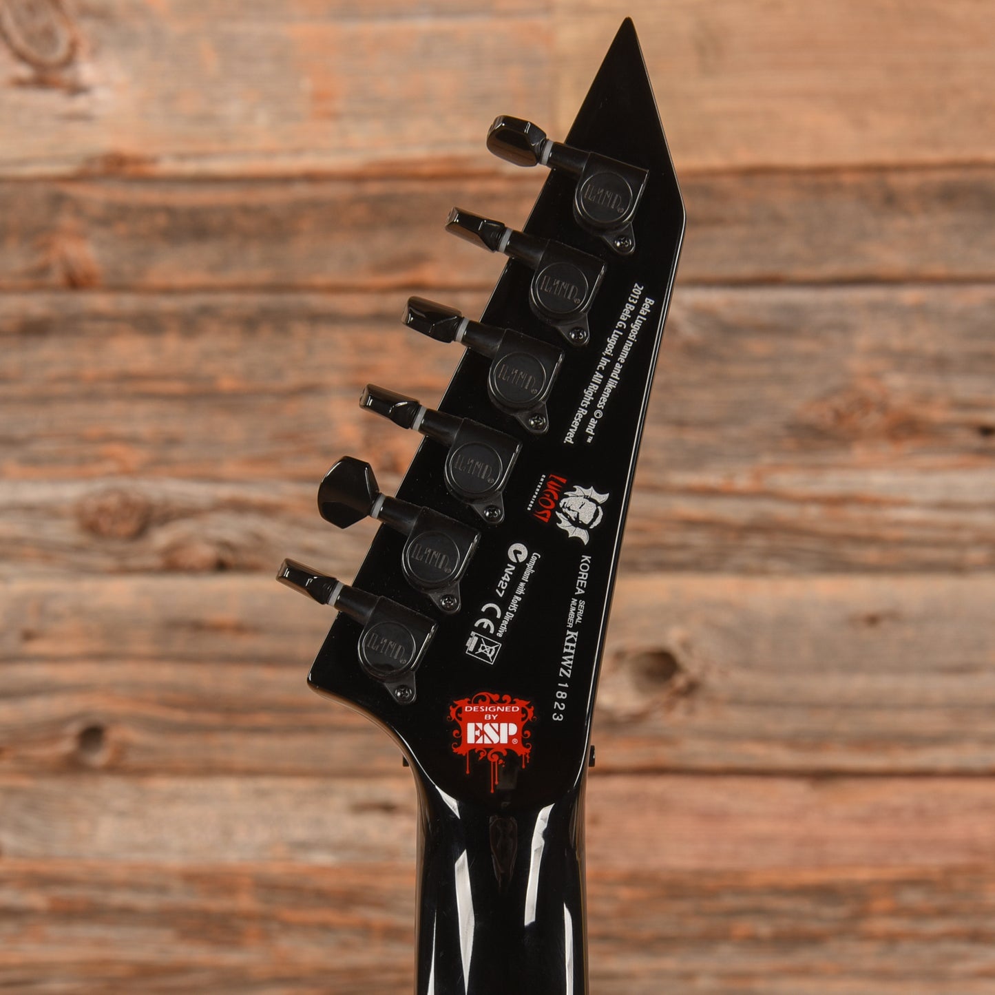 LTD KH-WZ White Zombie Kirk Hammett Signature Black 2018