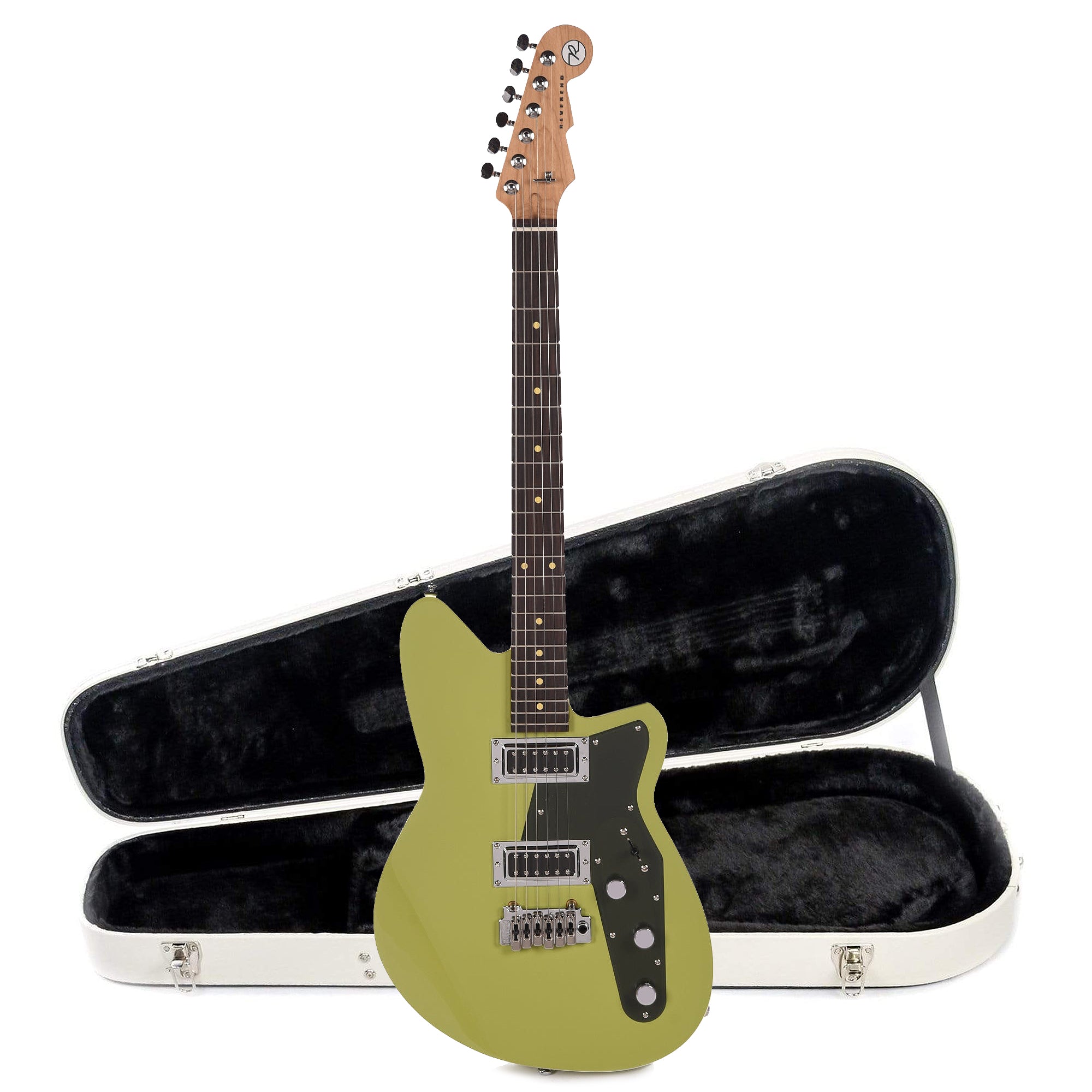 Reverend Jetstream RB Avocado Hardshell Case Bundle