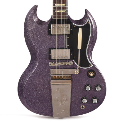 Gibson Custom Shop 1964 SG Standard Reissue "CME Spec" Antique Purple Sparkle Murphy Lab Ultra Light Aged w/Maestro Vibrola
