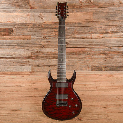 Schecter Hellraiser Devil 8 Transparent Red 2009