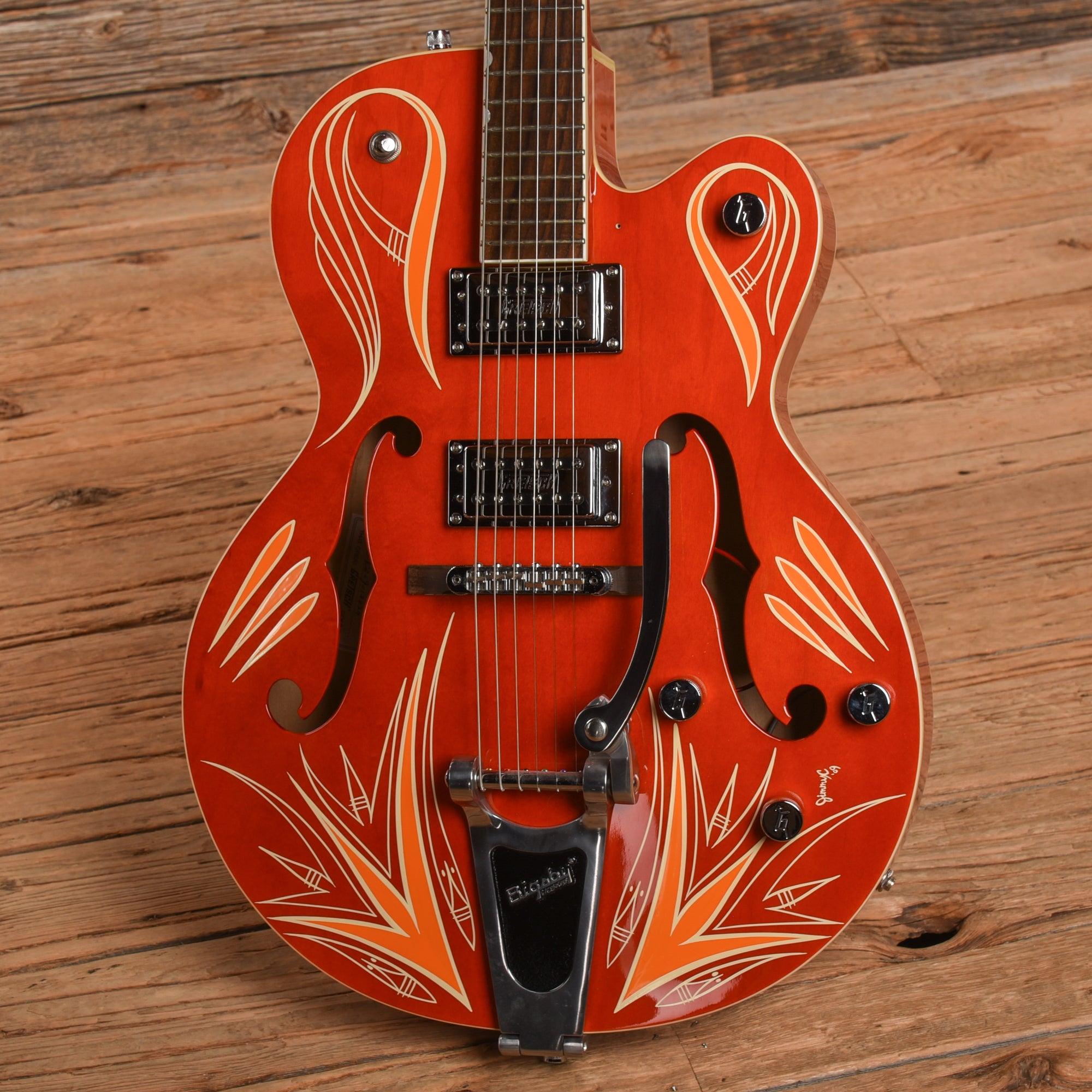 Gretsch Limited Edition G5120 Jimmy C Pinstripe Orange 2009