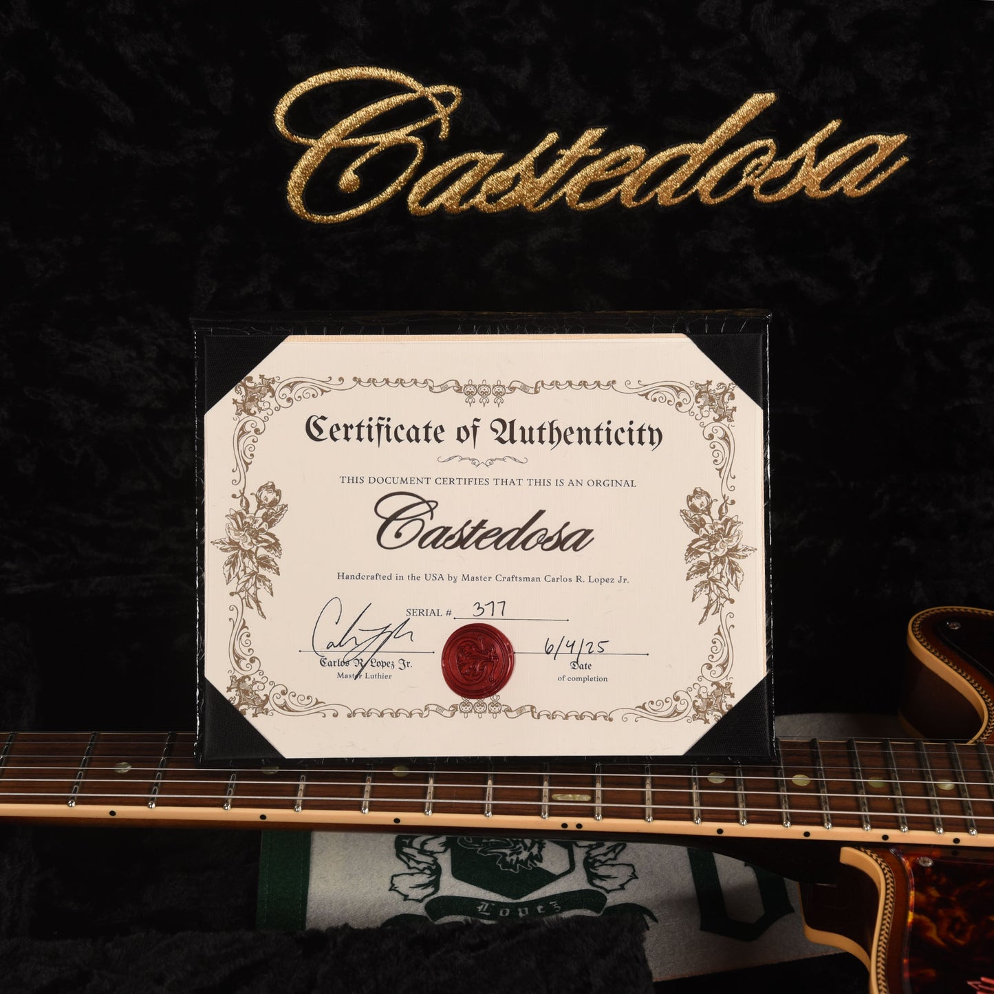 Castedosa El Halcón Standard Aged Toasted Burnt Marshmallow w/TS Mini Humbuckers
