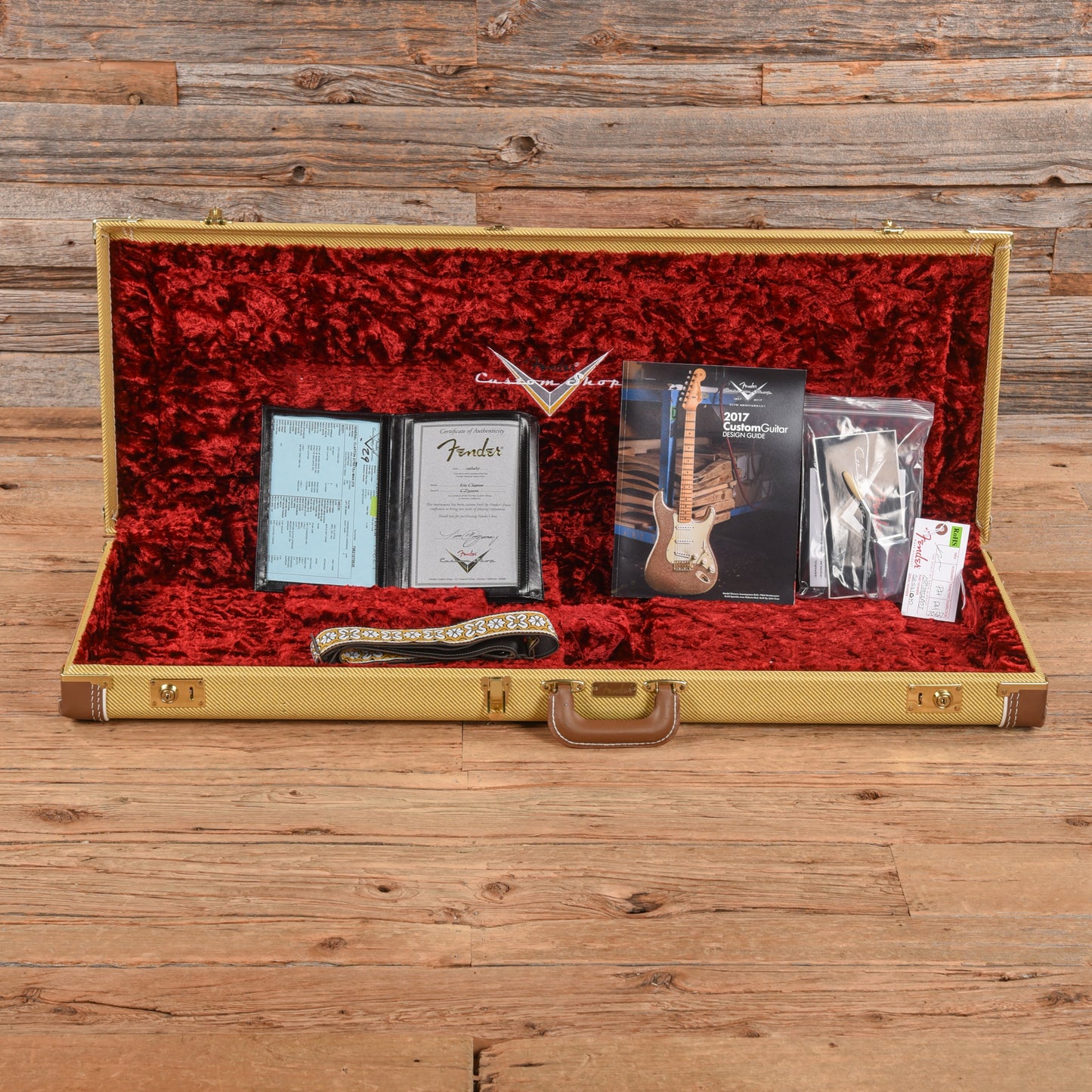 Fender Custom Shop Eric Clapton Signature Stratocaster Journeyman Relic Sunburst 2017