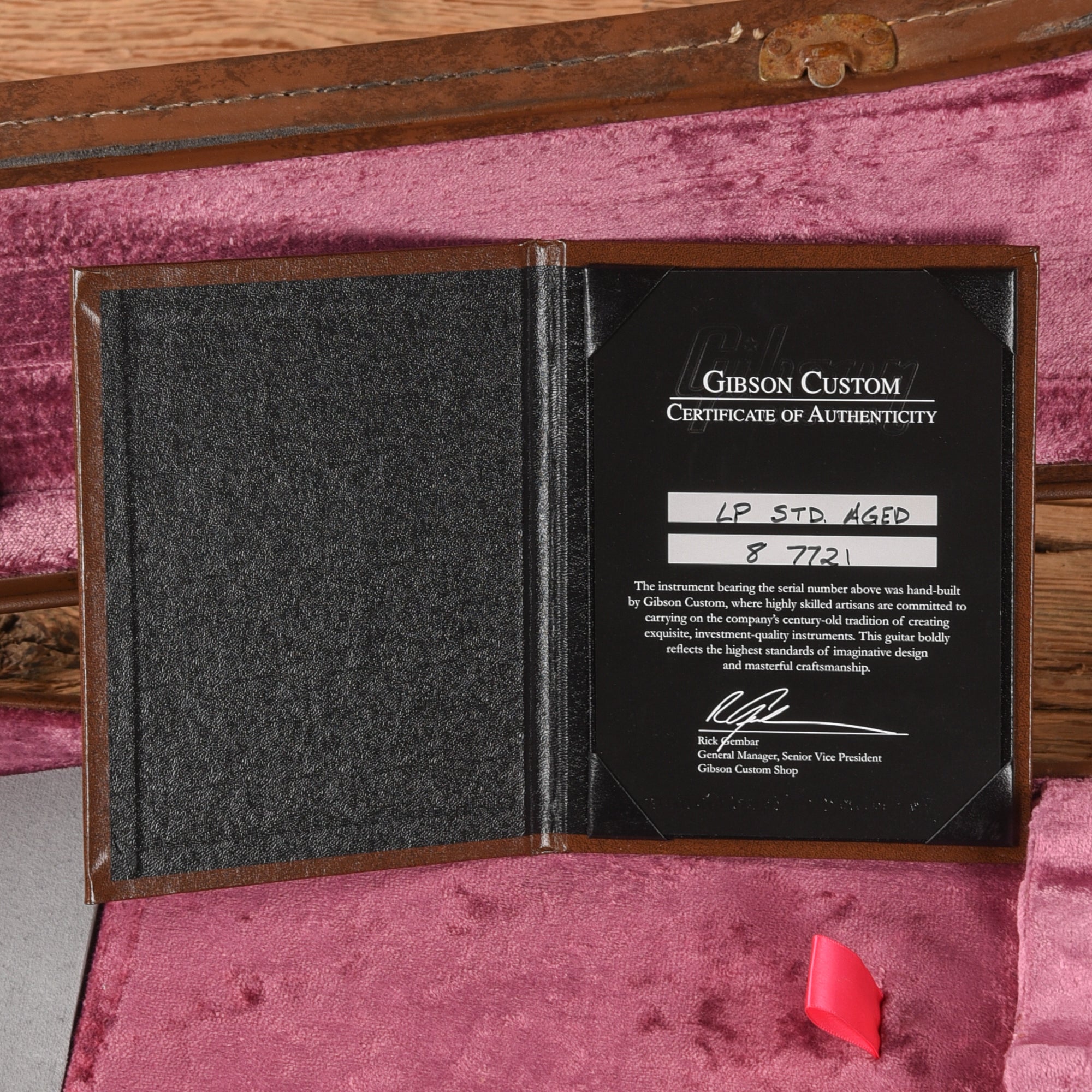 Gibson Custom Painted Over Series '58 Les Paul Standard Reissue Ebony Over Gold 2017