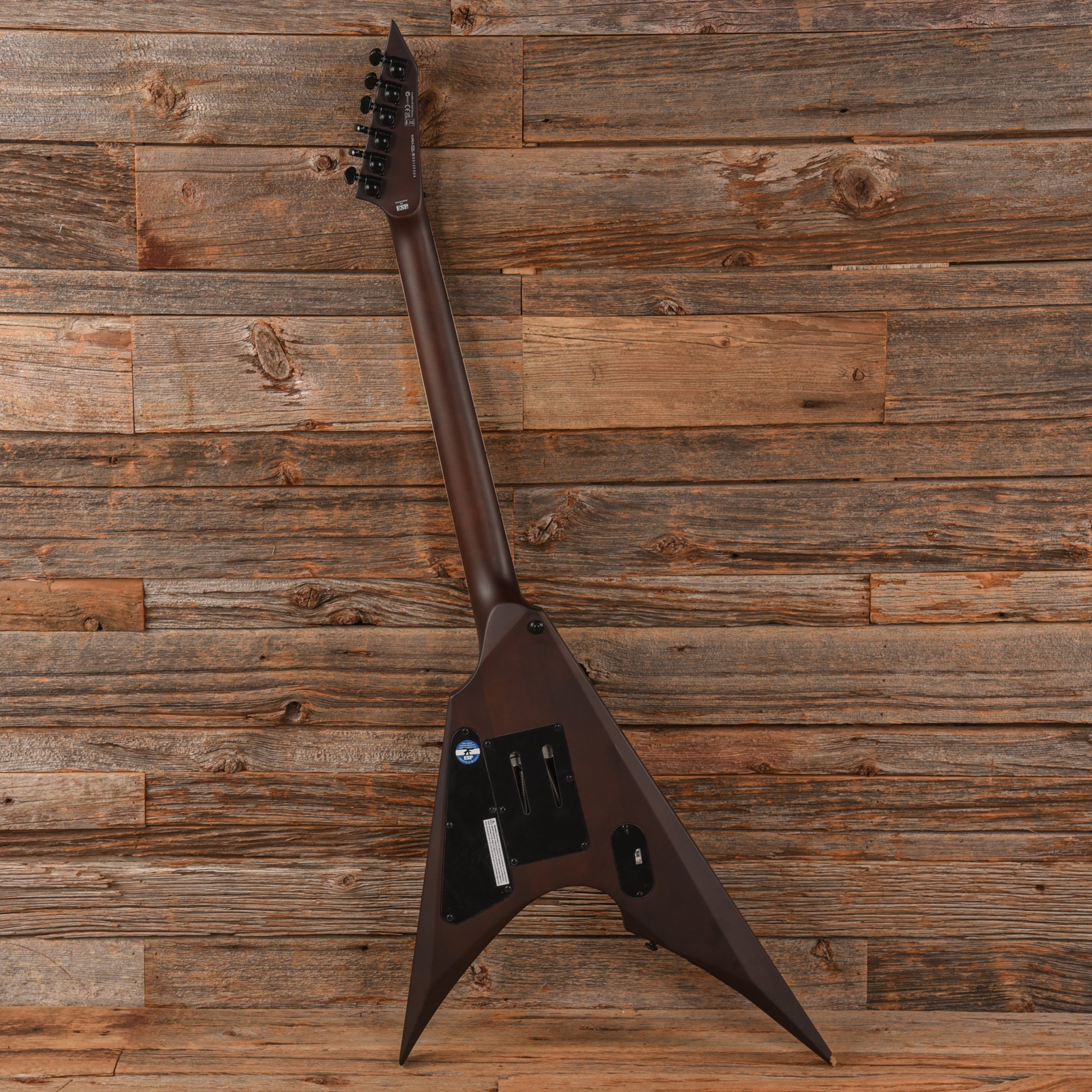 ESP LTD ARROW-1000 Dark Brown Sunburst Satin w/ Quilted Maple Top