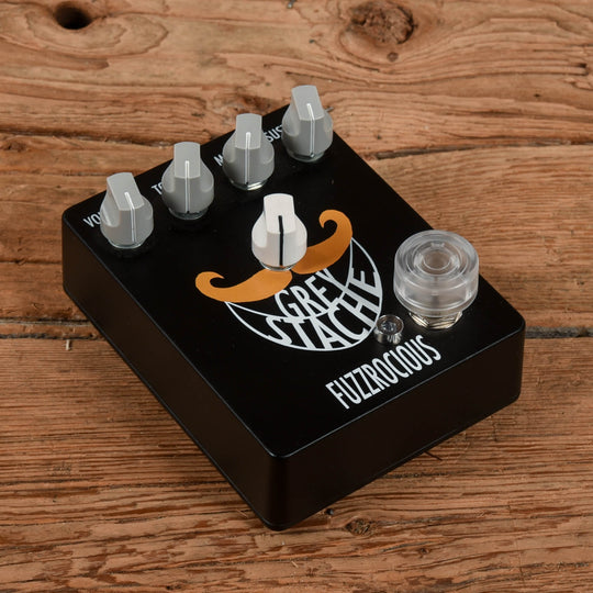 Fuzzrocious Pedals Grey Stache w/ Clean Blend Mod