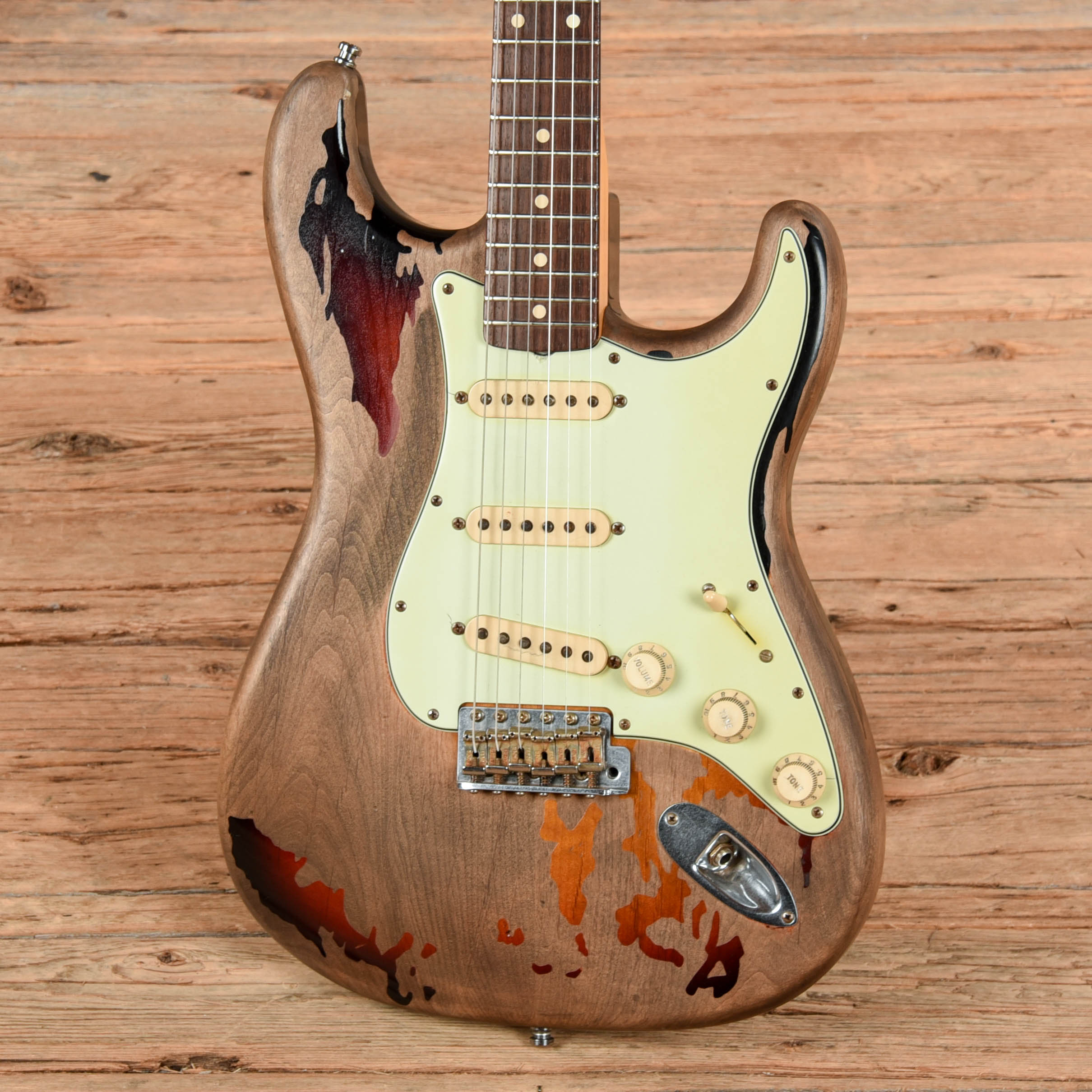 Fender Custom Shop Rory Gallager Stratocaster Sunburst 2005  - Dave Amato of REO Speedwagon