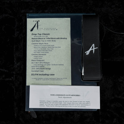 Tom Anderson Drop Top Classic Sunburst 2018