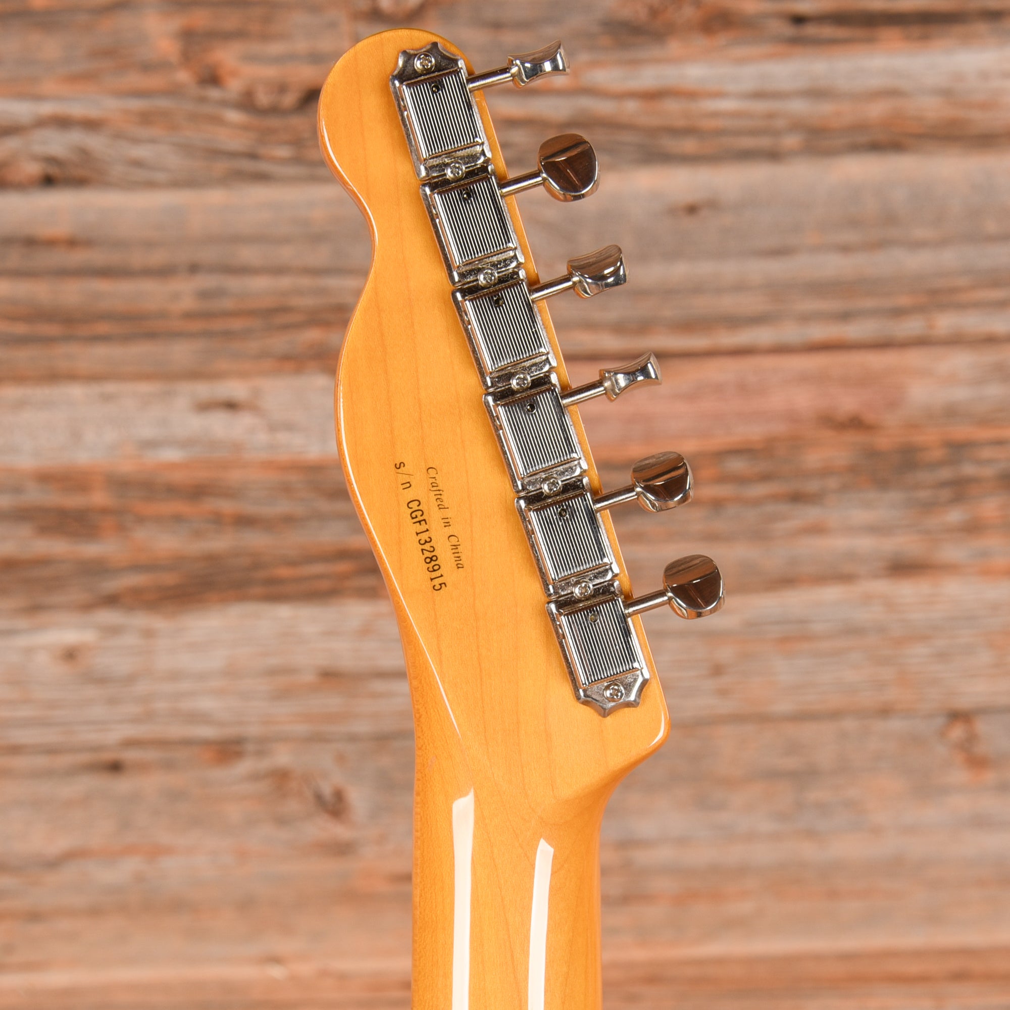 Fender Modern Player Telecaster Deluxe Thinline Transparent Black 2014