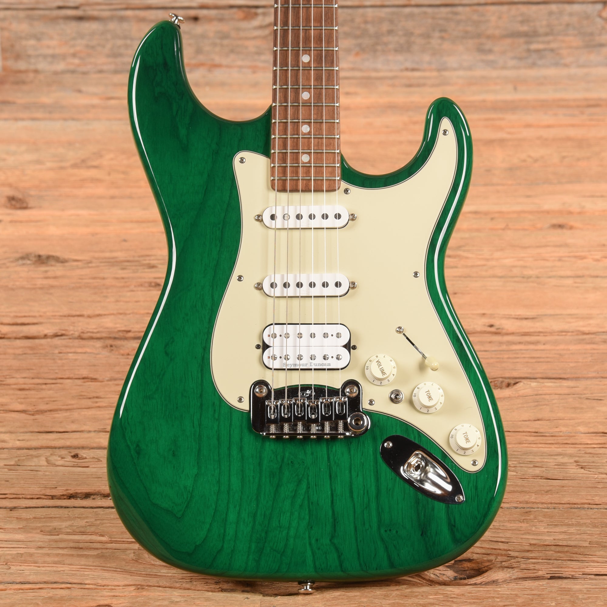 G&L Custom Shop Legacy HB Clear Forest Green 2015