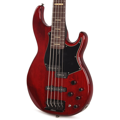 Yamaha BB735A 5-String Electric Bass Fired Red