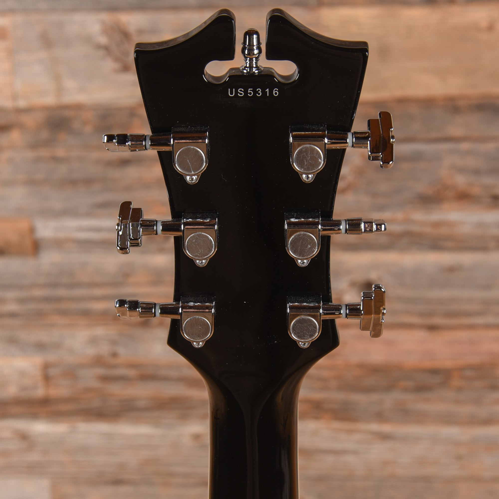 D'Angelico Premier SS Semi-Hollow Single Cutaway Black  LEFTY