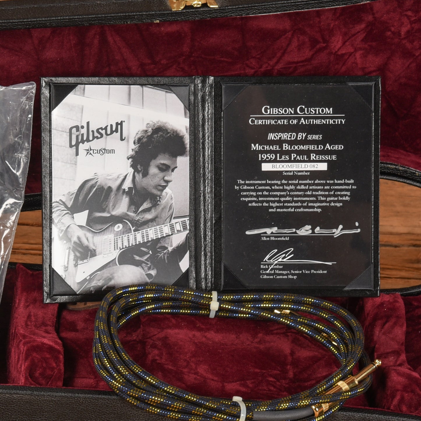 Gibson Custom Shop Michael Bloomfield '59 Les Paul Standard Tom Murphy Aged Aged Bloomfield Burst 2009