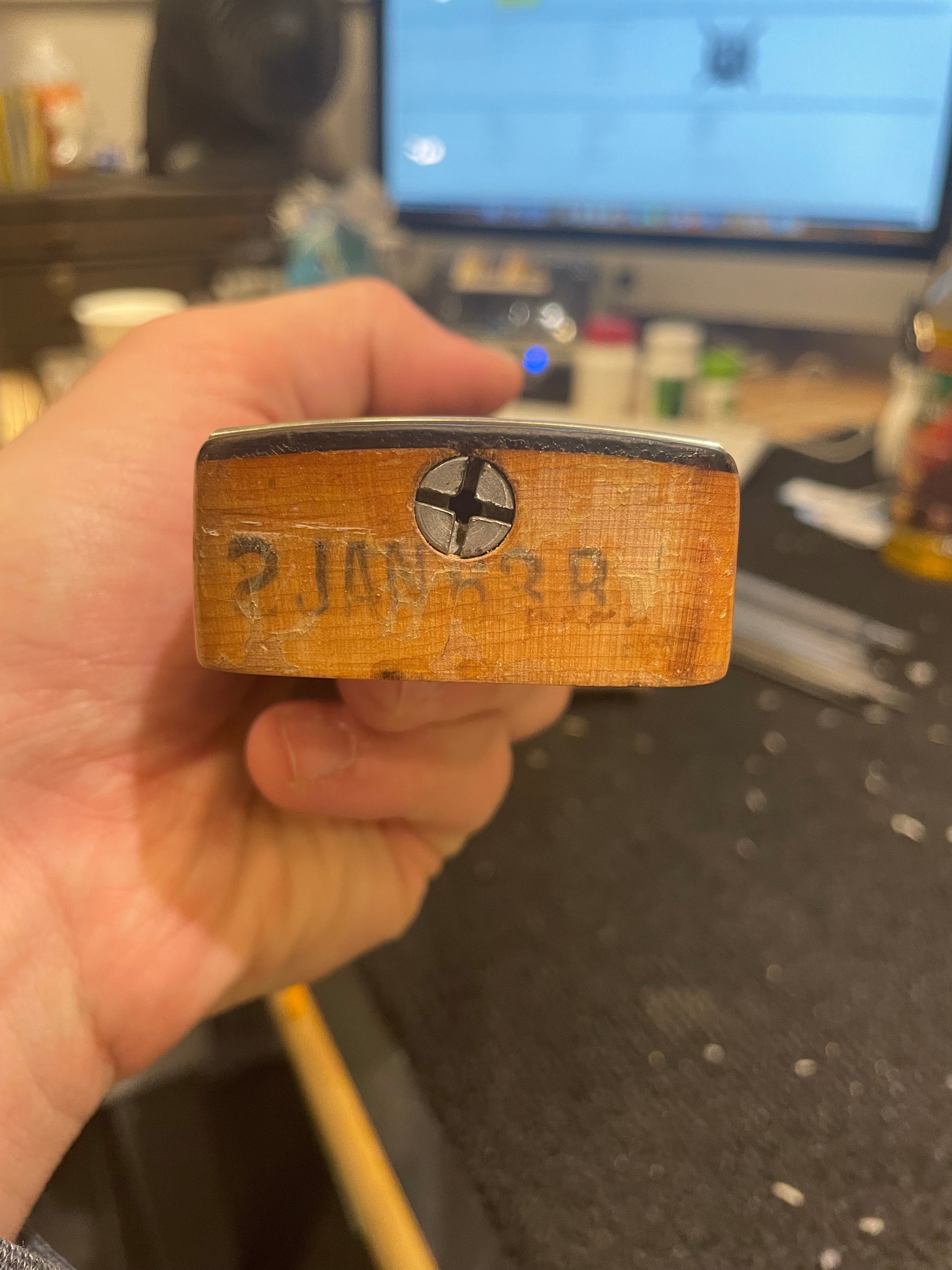 Fender Stratocaster Hardtail Blonde Refin by Clive Brown 1963