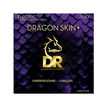 DR Strings DRAGON SKIN+ Quantum Nickel Electric Guitar Strings Heavy 11-50
