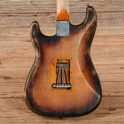 Fender Custom Shop Paul Waller Masterbuilt Sand Blast Stratocaster 3-Tone Sunburst 2023