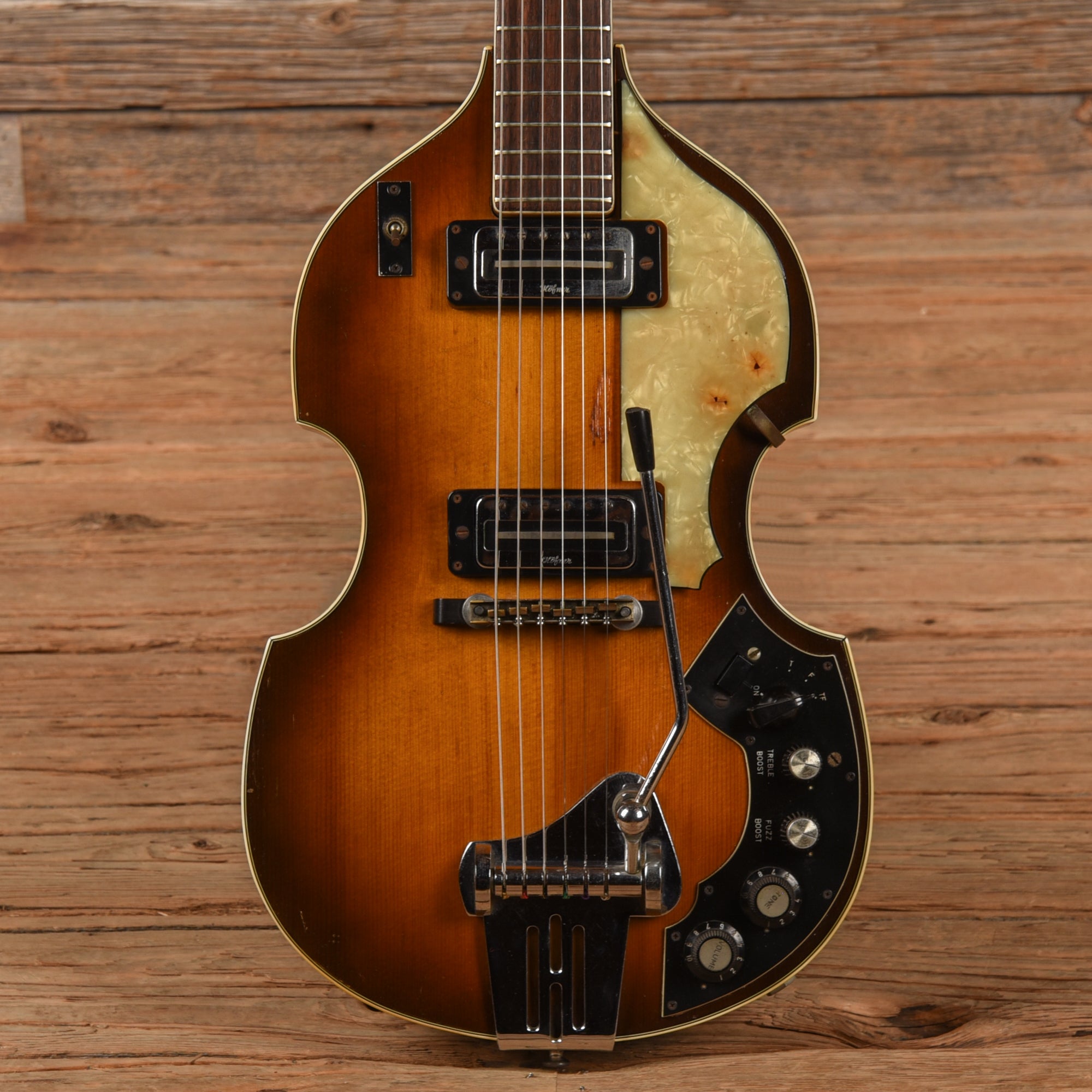 Hofner Beatle Electric Model 459VTZ (built in fuzz) Sunburst 1967