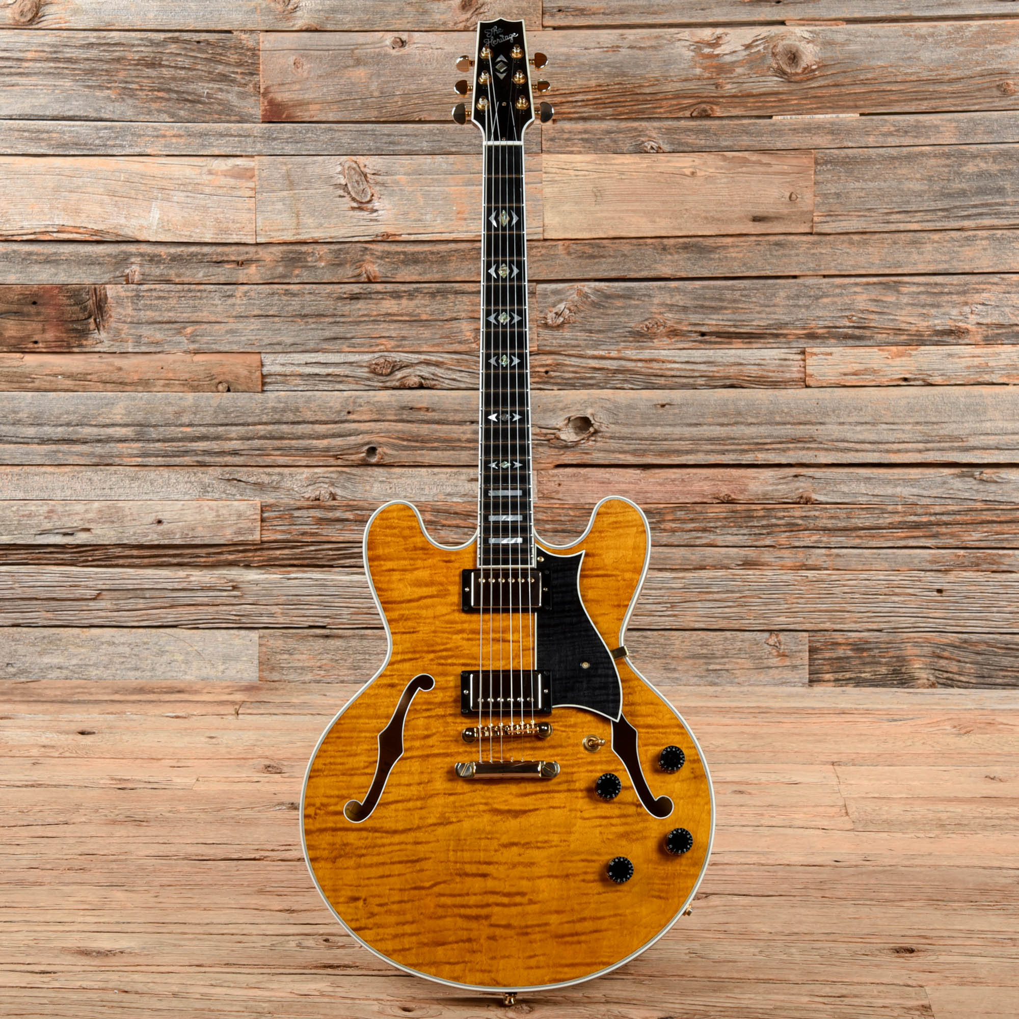 Heritage H-555 Amber 2014