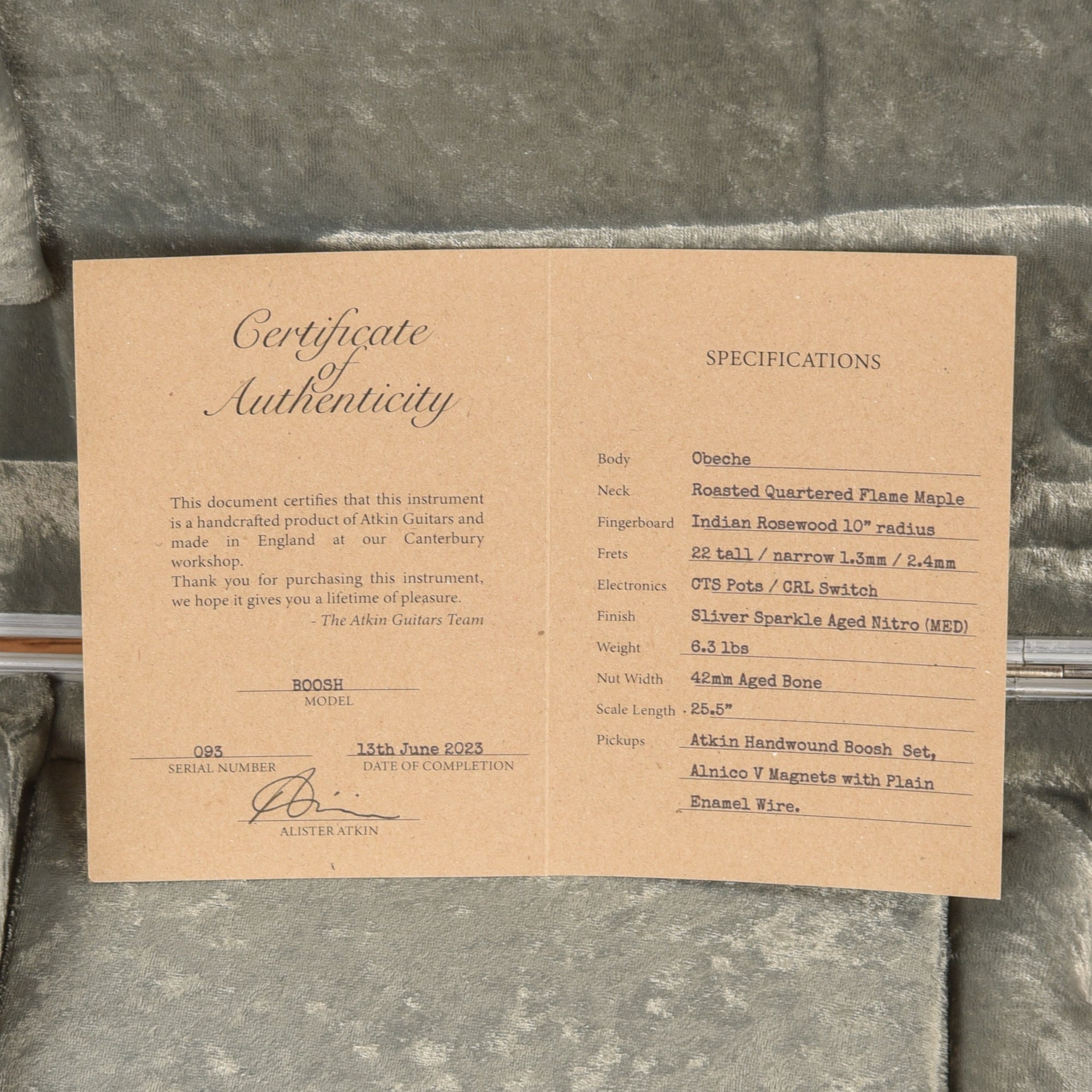 Atkin The Boosh Silver Sparkle