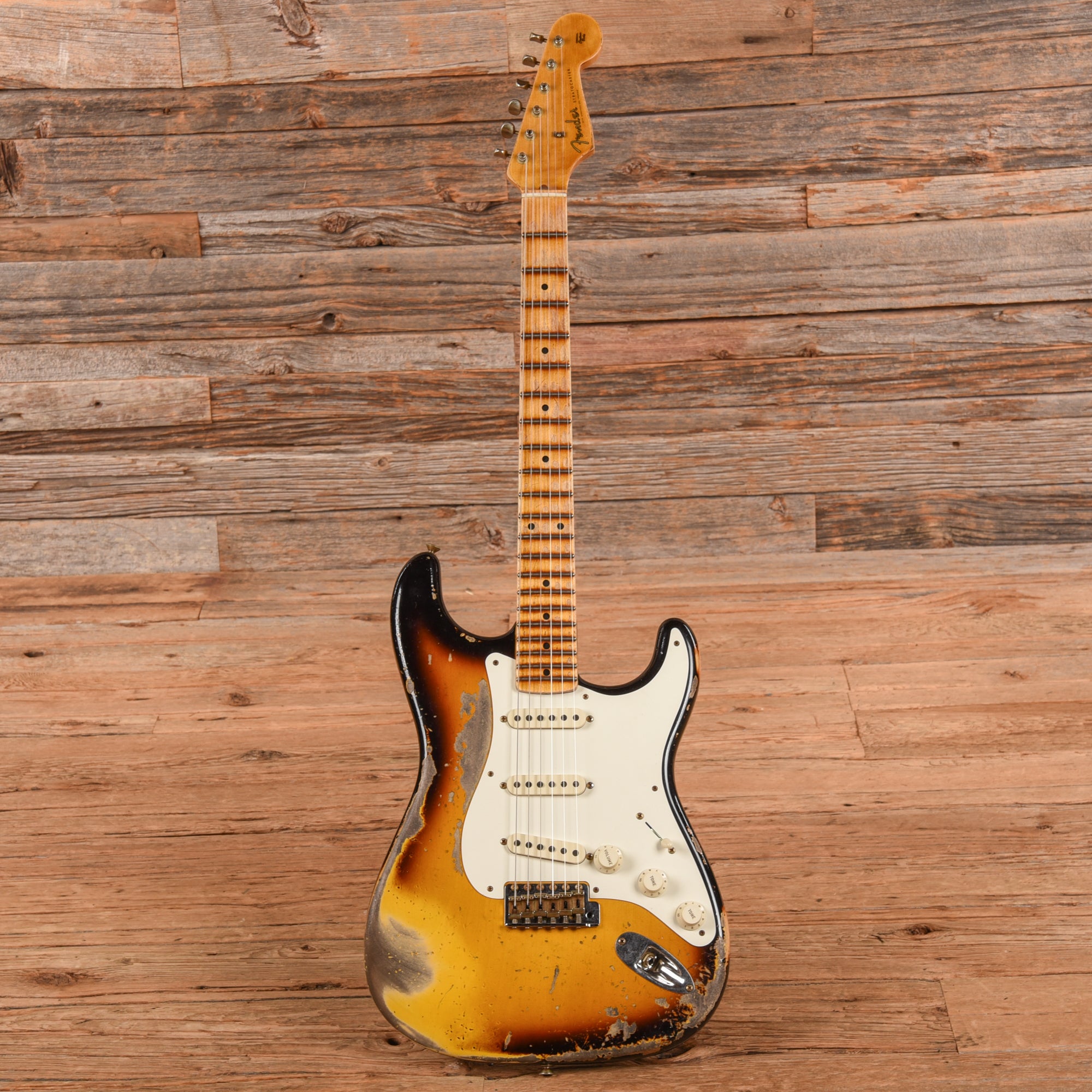 Fender Custom Shop Super Heavy Relic 1957 Stratocaster 2024, Sunburst Sunburst 2024