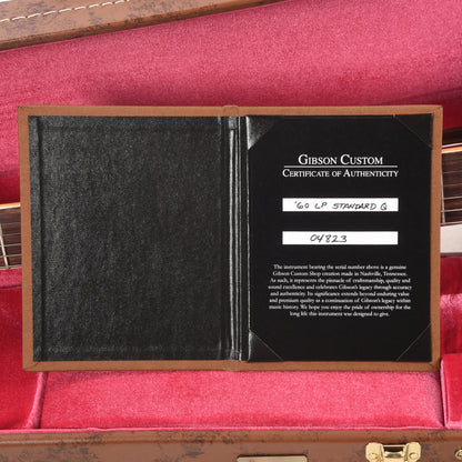 Gibson Custom Shop 1960 Les Paul Standard "CME Spec" AAA Quilted Maple Iced Tea VOS w/V2 Neck Profile