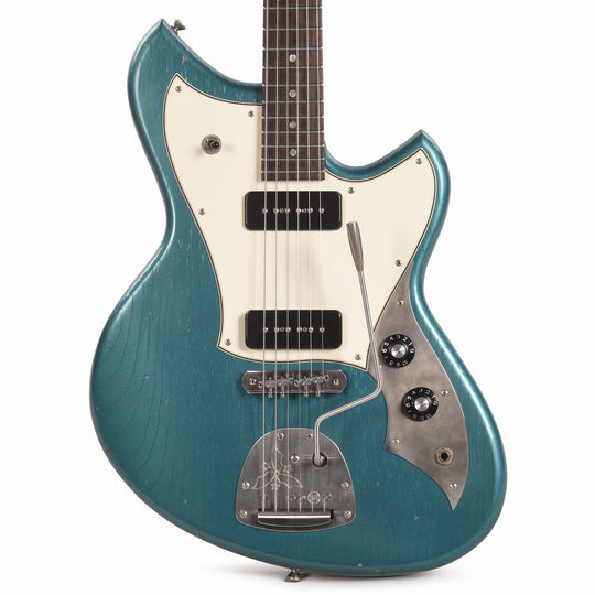 Novo Serus J Ocean Turquoise Light Distress w/Fralin P-90 Pickups