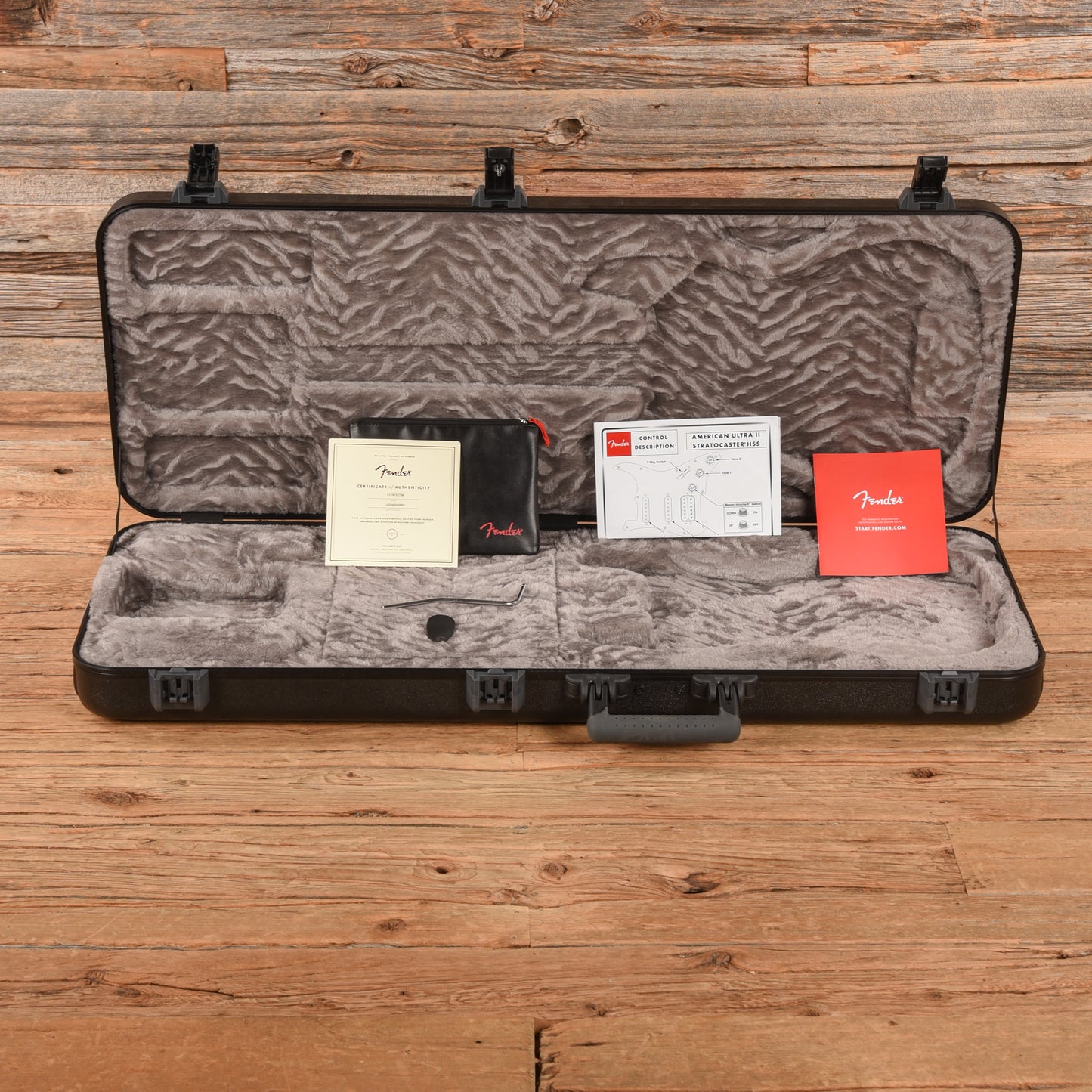 Fender American Ultra II Stratocaster HSS Sinister Red 2024