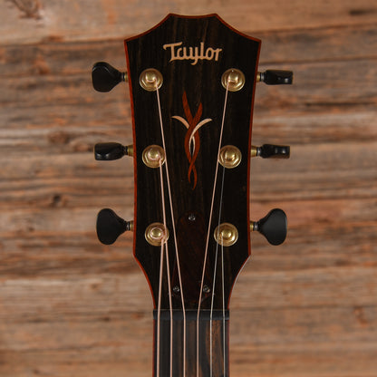Taylor Custom Grand Auditorium Torrefied Sitka/Cocobolo Black Top ES2 w/Bloodwood Binding