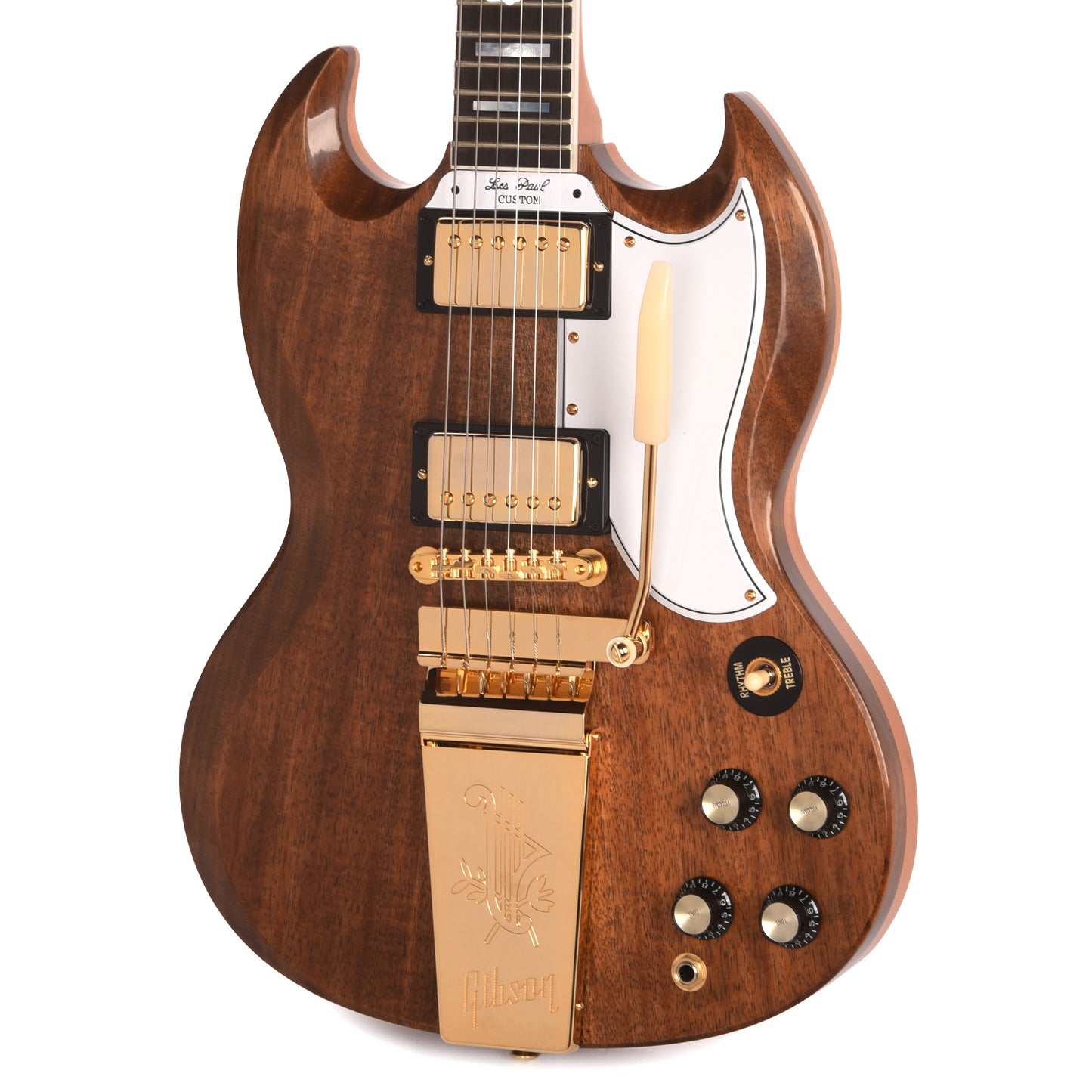Gibson Custom Shop 1963 SG Les Paul Custom "CME Spec" Koa Natural VOS w/Gold Hardware & Maestro Vibrola