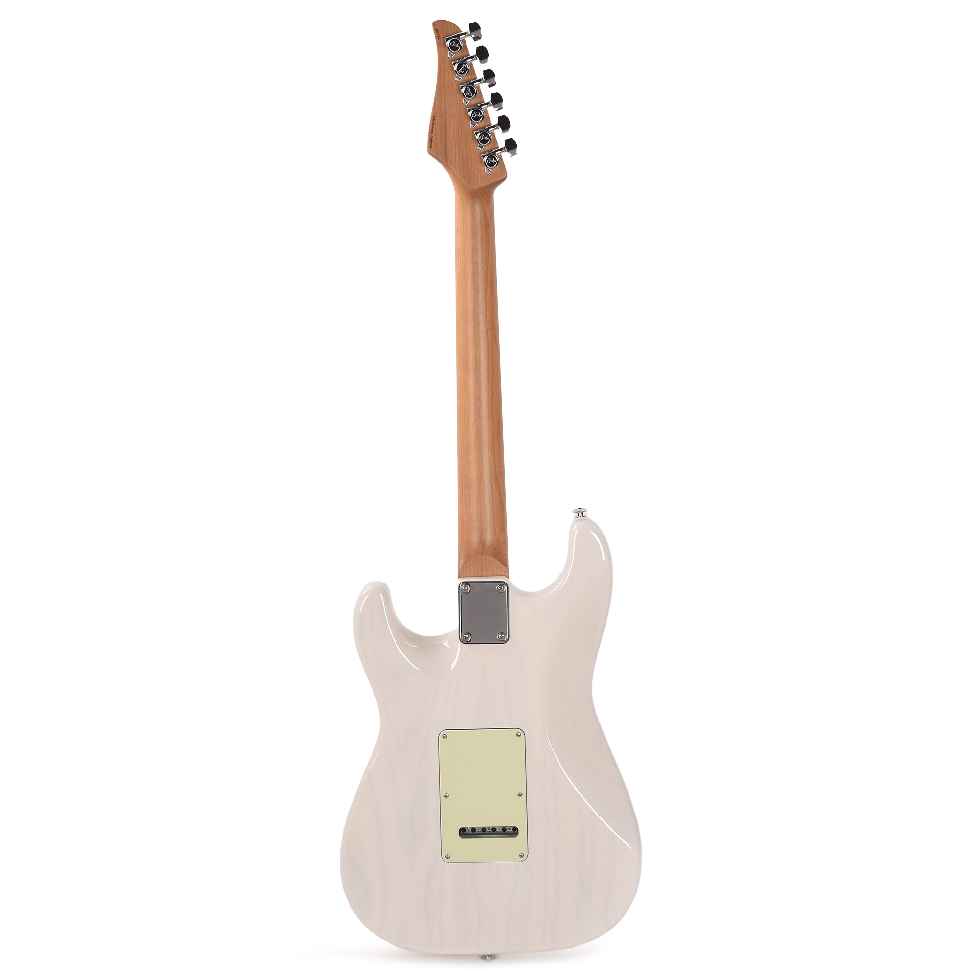 Suhr Custom Classic S Swamp Ash SSS Trans White w/Roasted Maple Neck