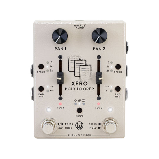 Walrus Xero Polylooper Cream Looper Pedal