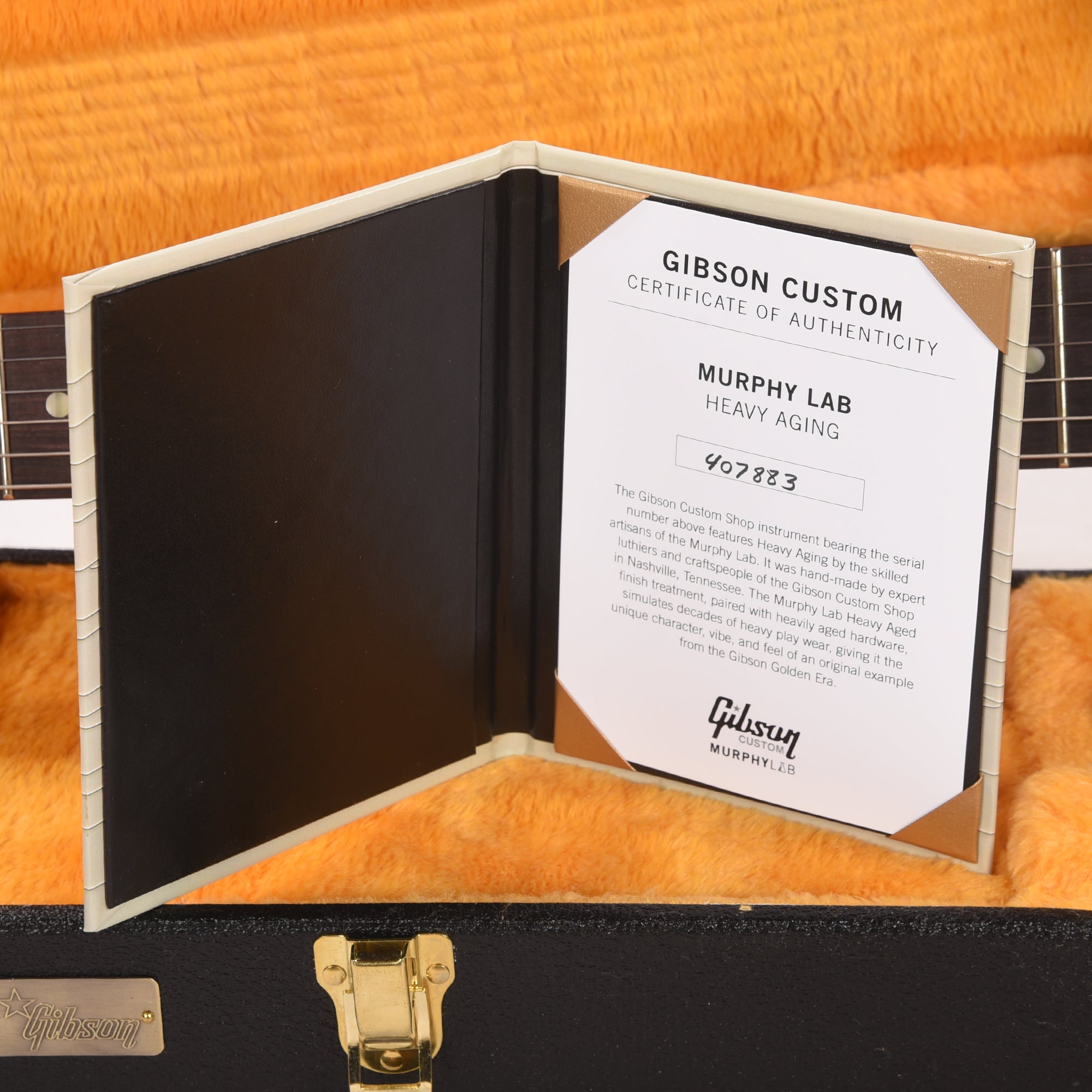 Gibson Custom Shop 1963 SG Junior Oxblood Murphy Lab Heavy Aged w/Lightning Bar