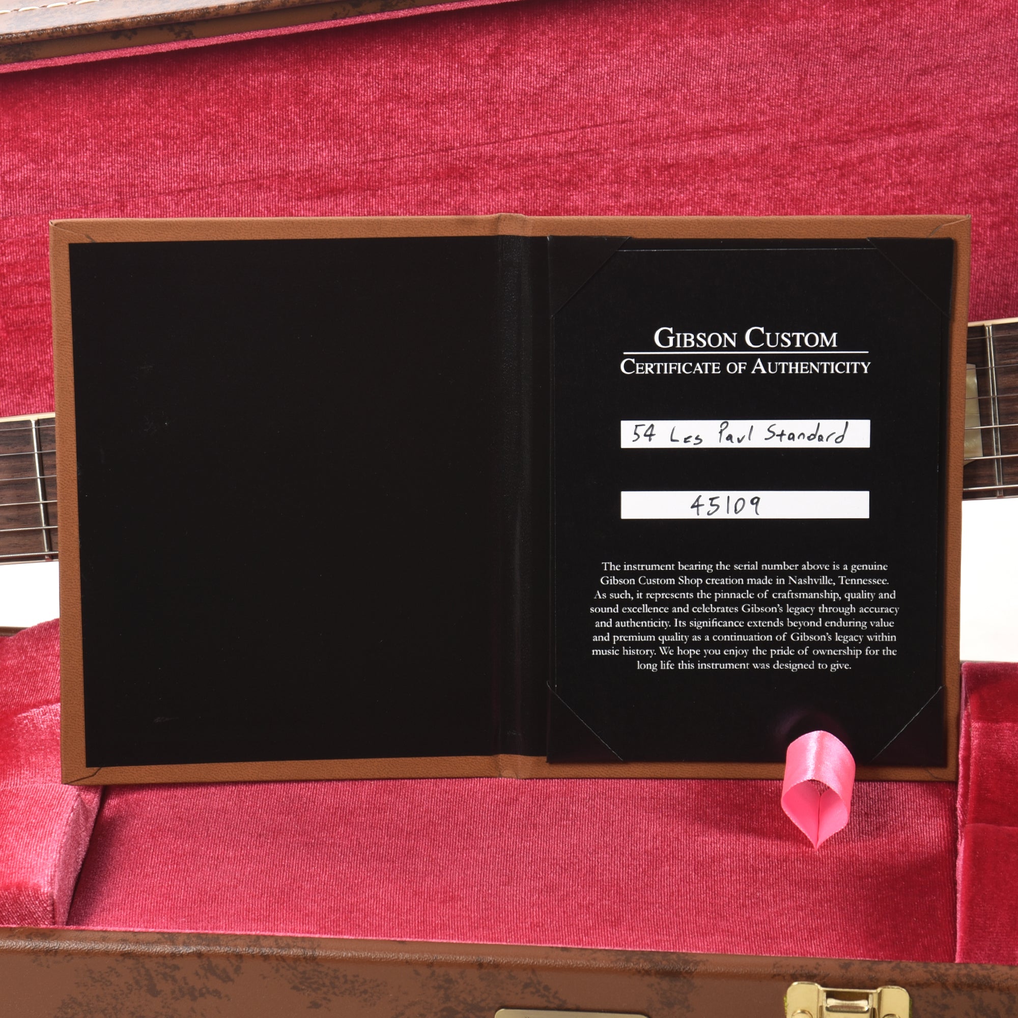 Gibson Custom Shop 1954 Les Paul Goldtop VOS w/Staple Pickup & P90