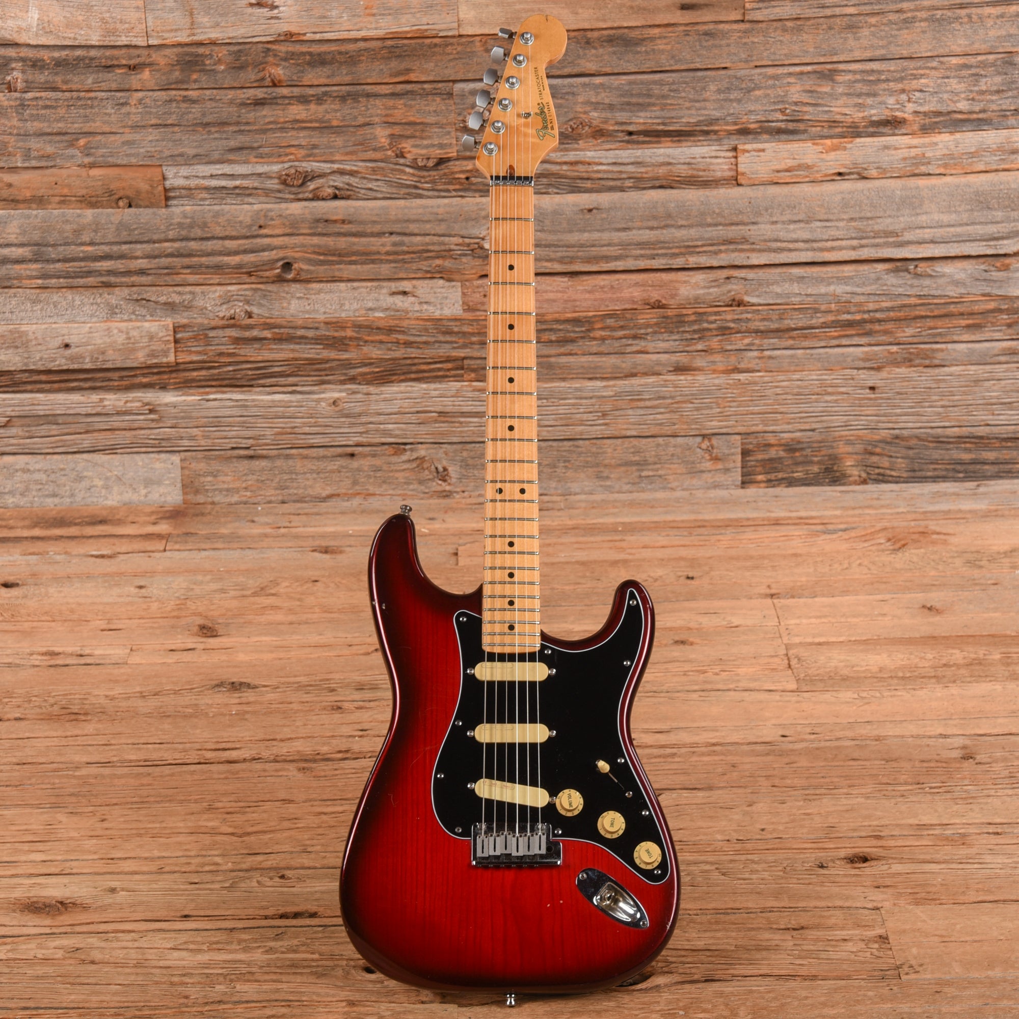 Fender American Standard Stratocaster Neck with Stratocaster Plus Body Crimson Burst
