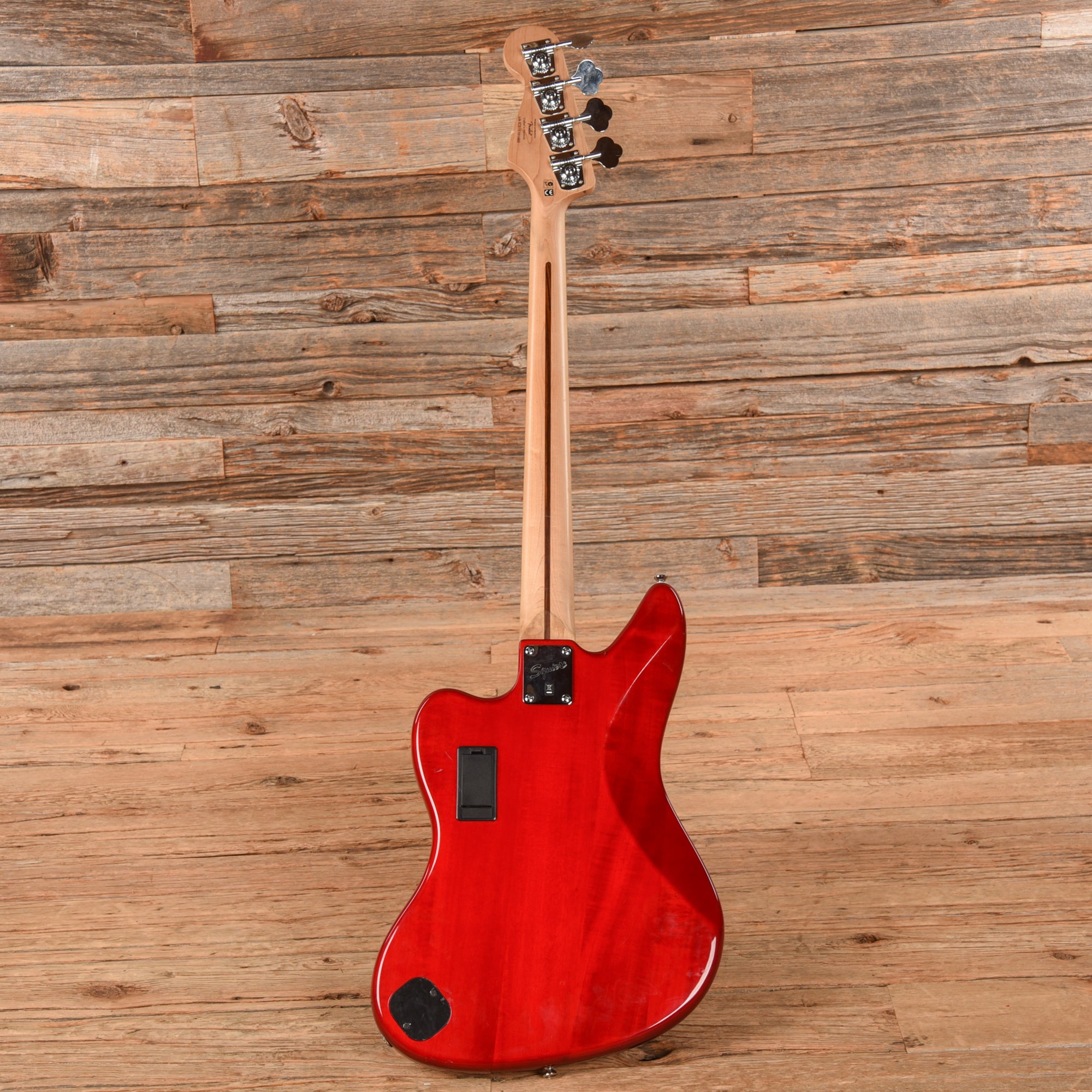 Squier Vintage Modified Jaguar Bass Crimson Red 2015