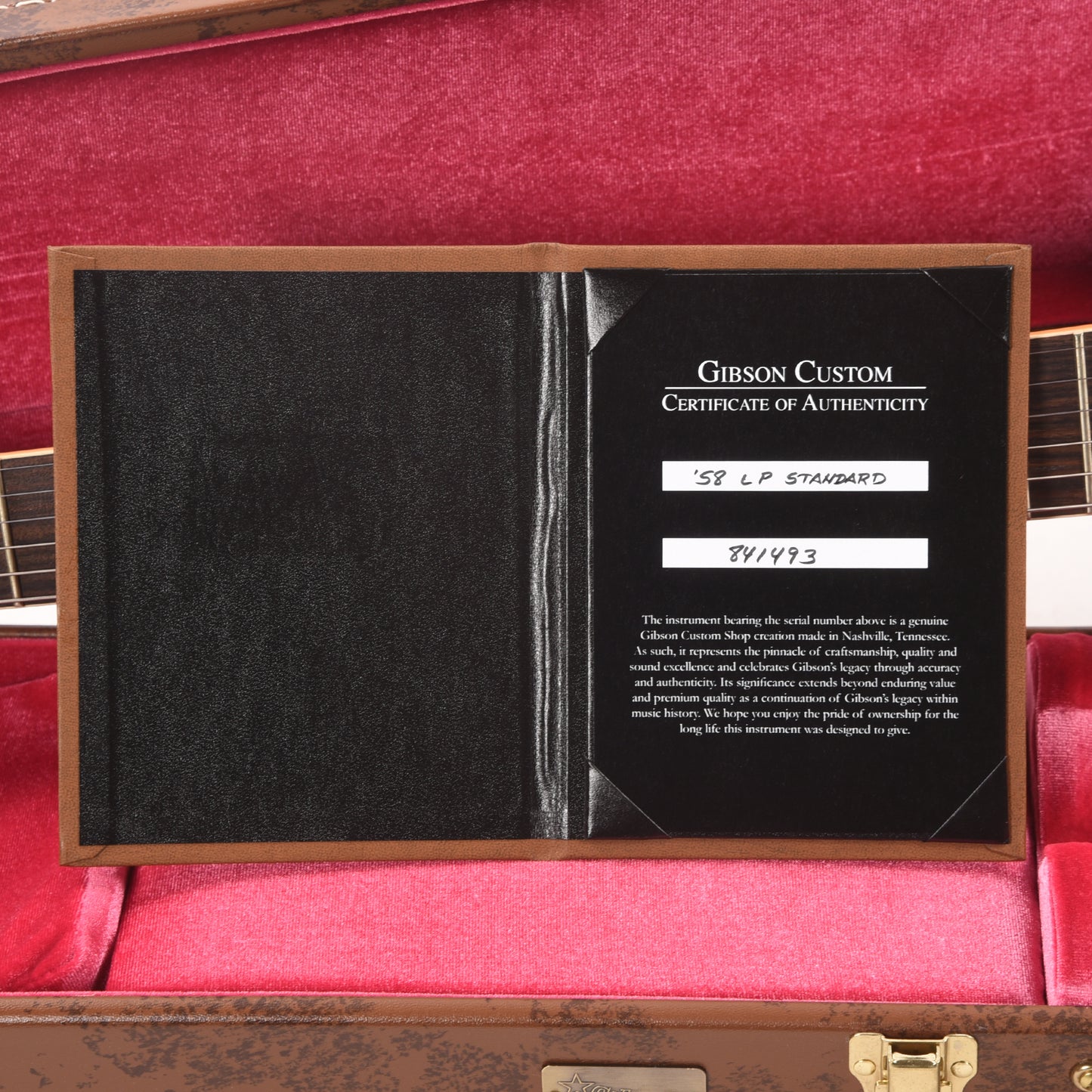 Gibson Custom Shop 1958 Les Paul Standard "CME Spec" Golden Poppy VOS w/59 Carmelita Neck