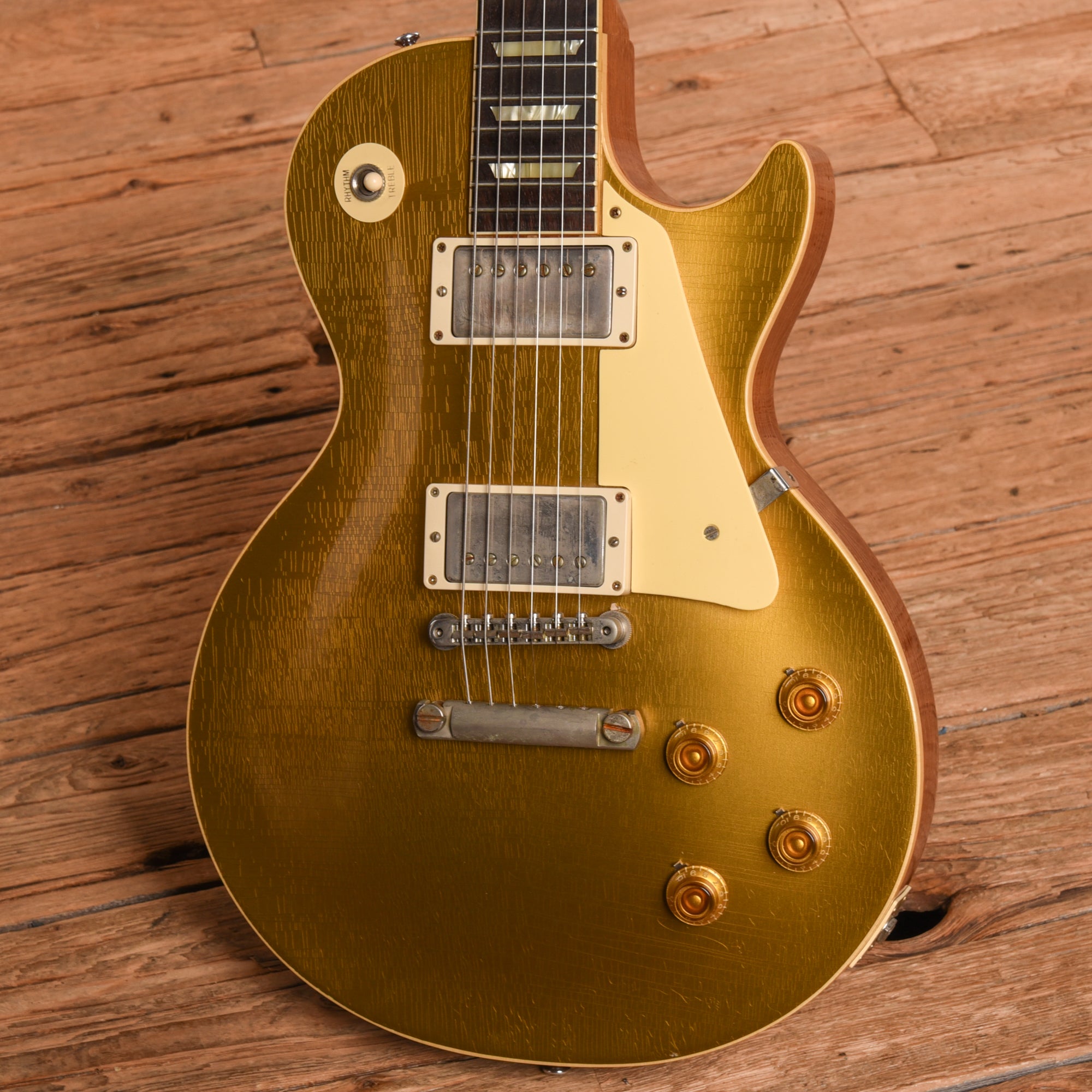 Gibson Custom Shop Murphy Lab '57 Les Paul Goldtop Reissue Ultra Light Aged Goldtop 2022