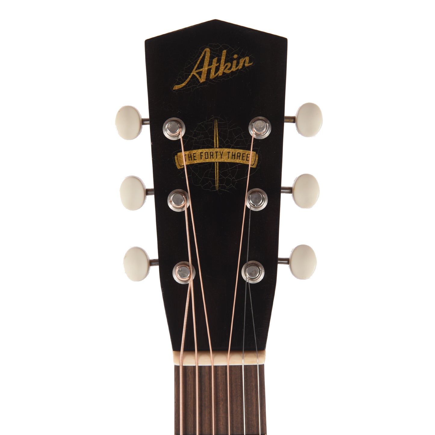 Atkin The Forty Three Baked Sitka/Mahogany Aged Pelham Blue Top w/Tortoise Pickguard