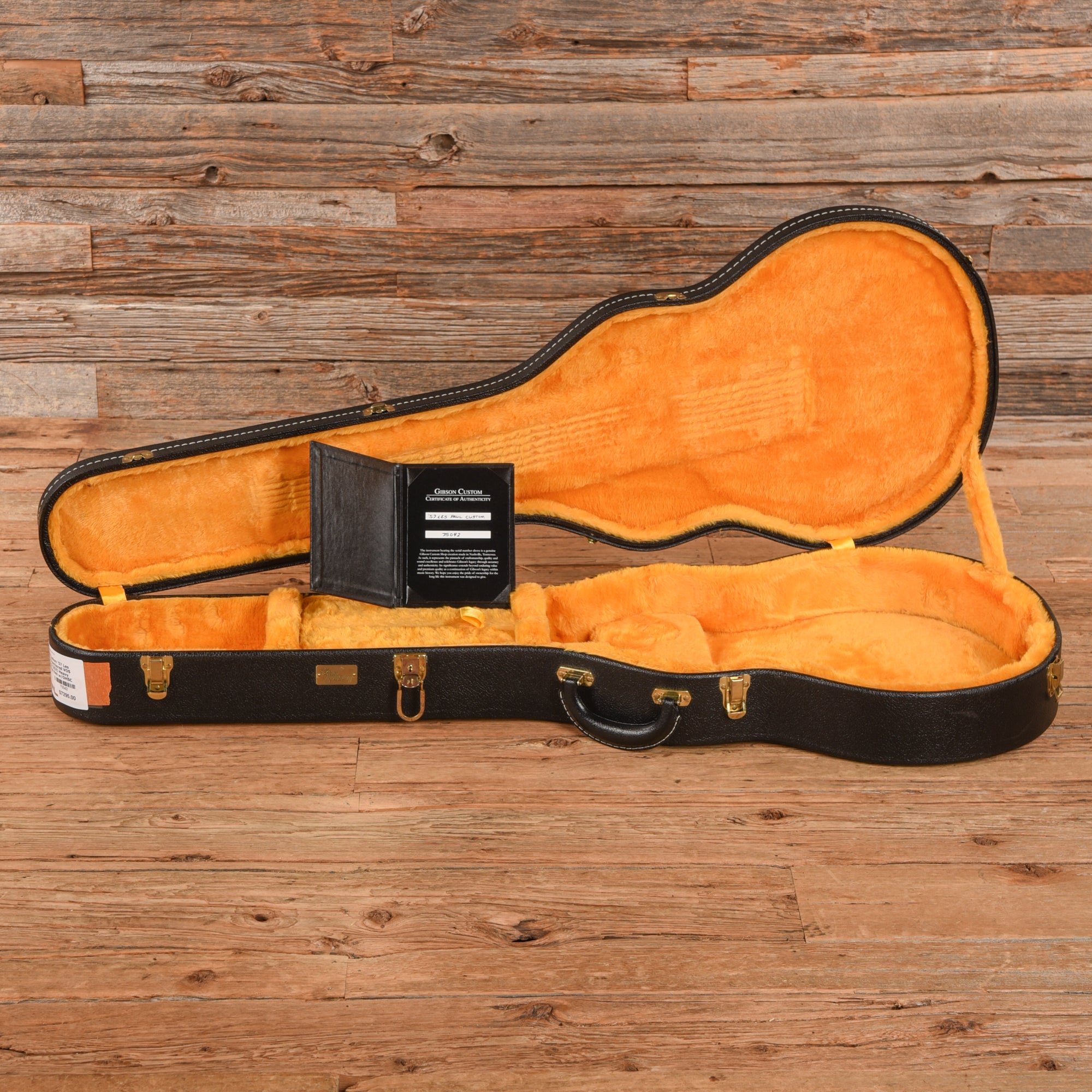 Gibson M2M Custom '57 Les Paul Custom Chambered VOS w/60 V2 Neck Heavy Antique Cardinal Red 2025