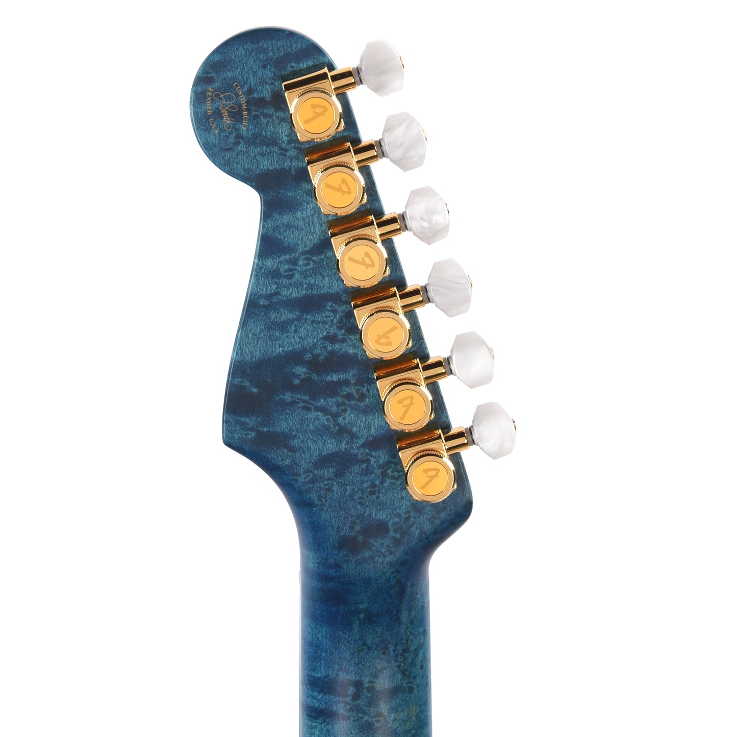 Fender Custom Shop Prestige Collection Elite Stratocaster NOS Variegated Gold Leaf Finish with Sapphire Blue Burst Master Built by Jason Smith