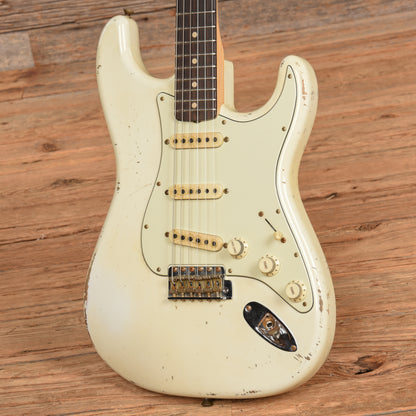 Fender Custom Shop Jason Smith Masterbuilt '63 Stratocaster Relic Aged Olympic White 2022