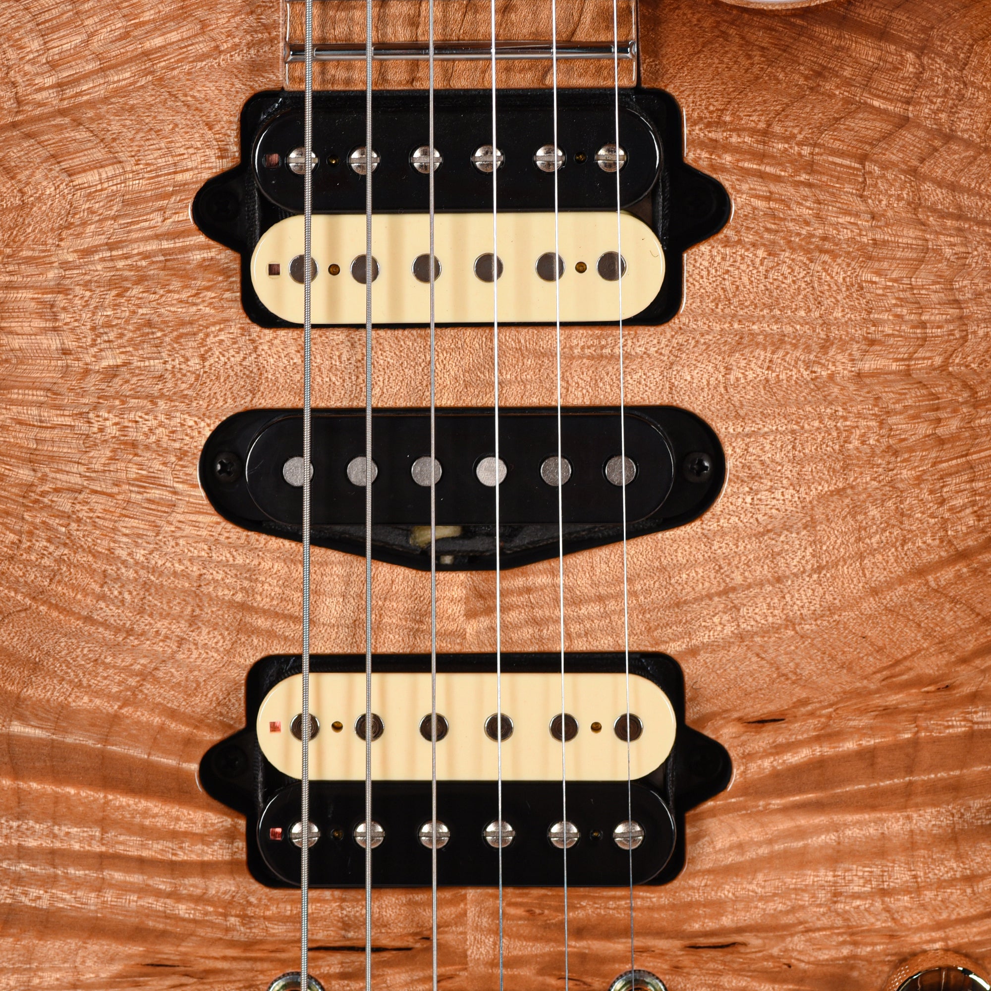 Suhr Custom Modern T Natural Burst w/CME-Selected Waterfall Burl Maple Top