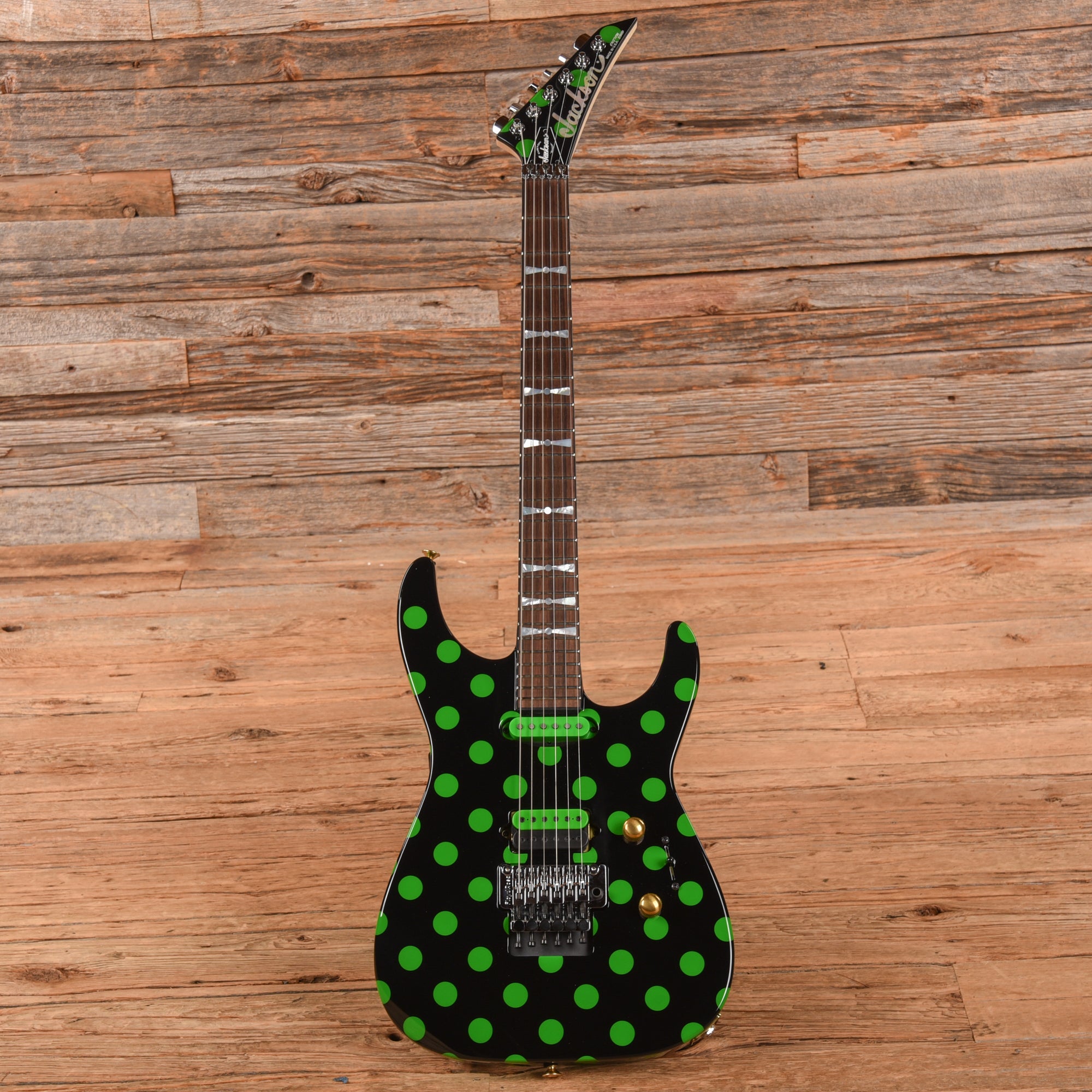 Jackson Custom Shop Soloist HS Green Polka Dot 2023