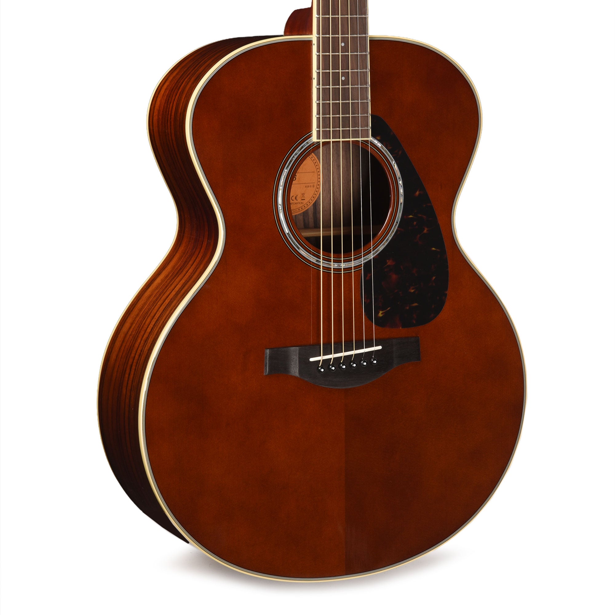 Yamaha LJ6RDTHB Grand Auditorium Acoustic Electric Guitar Dark Tint