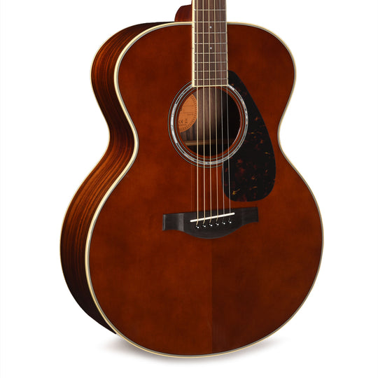 Yamaha LJ6RDTHB Grand Auditorium Acoustic Electric Guitar Dark Tint