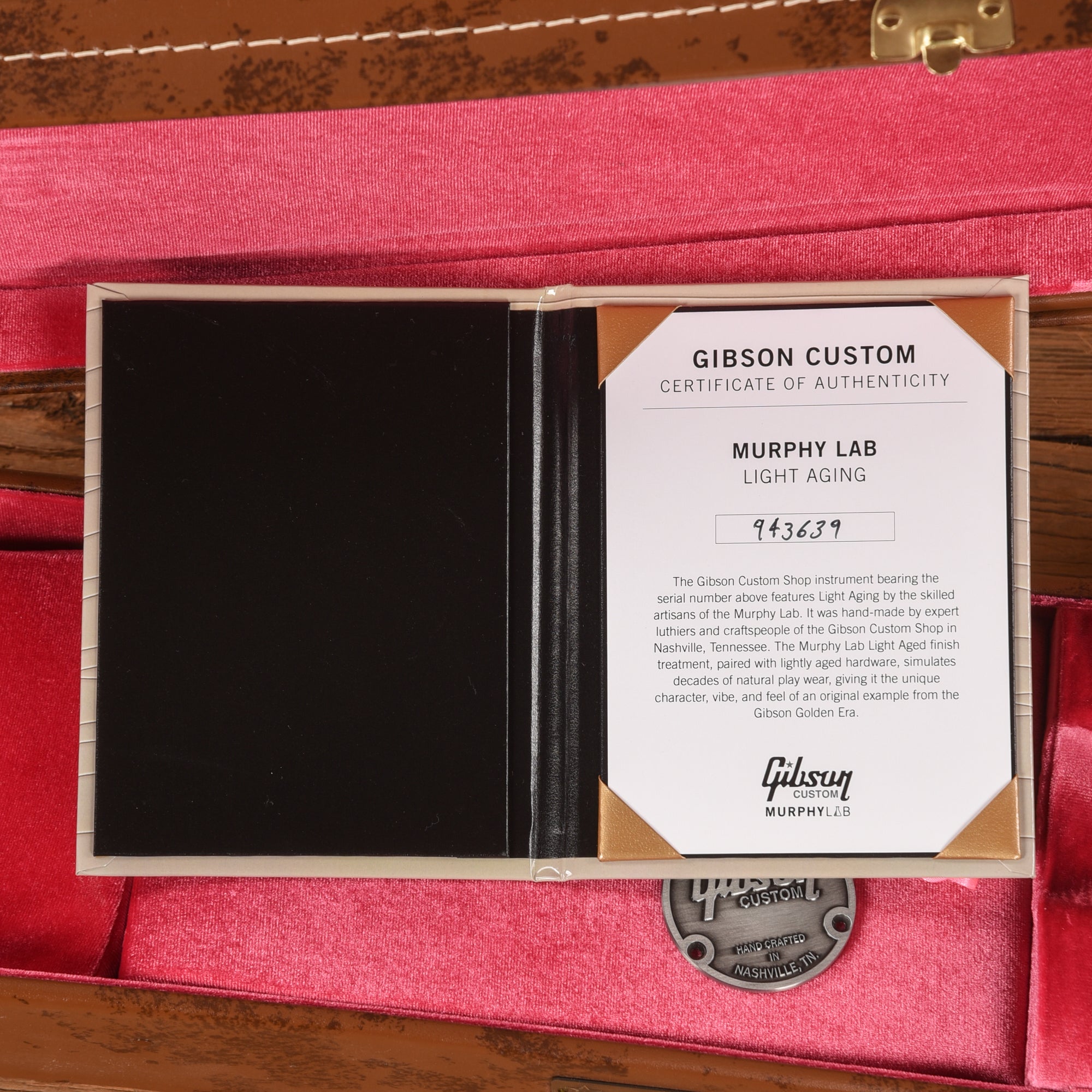 Gibson Custom Murphy Lab 59 Les Paul Standard Reissue Light Aged Sunburst 2024